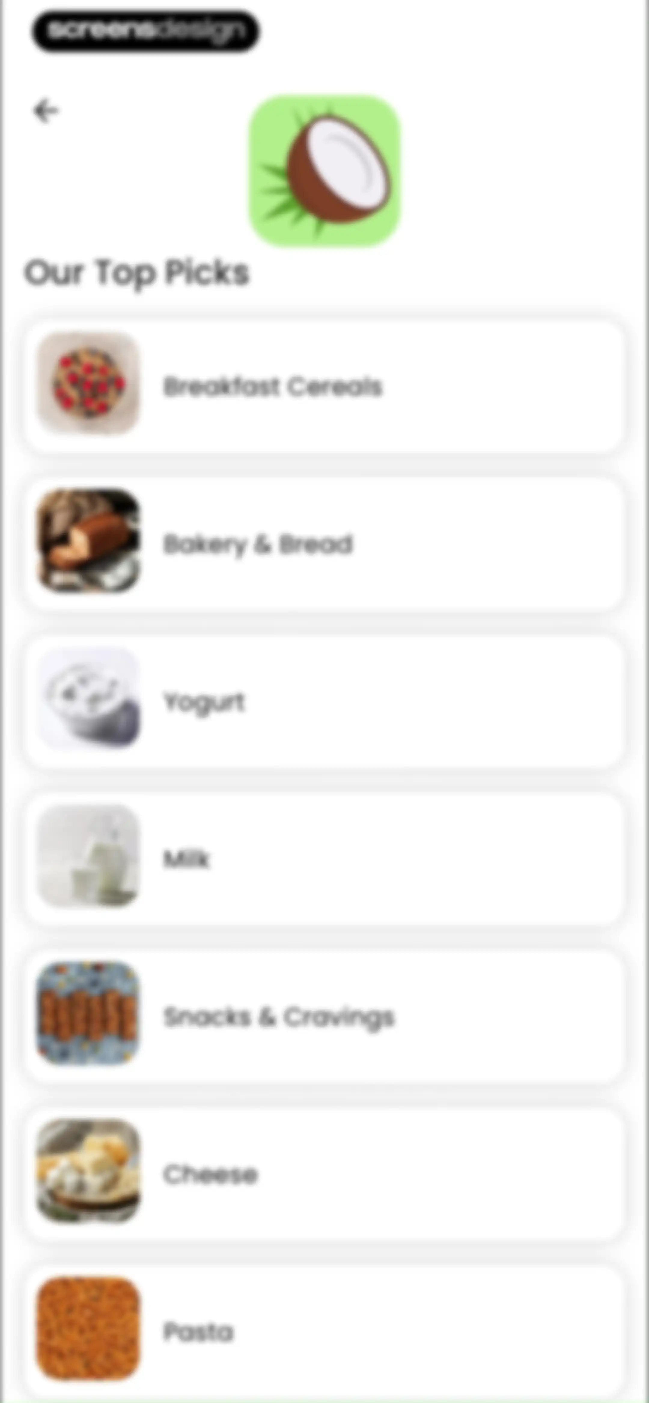 Diabetes food tracker - Gococo screen 143
