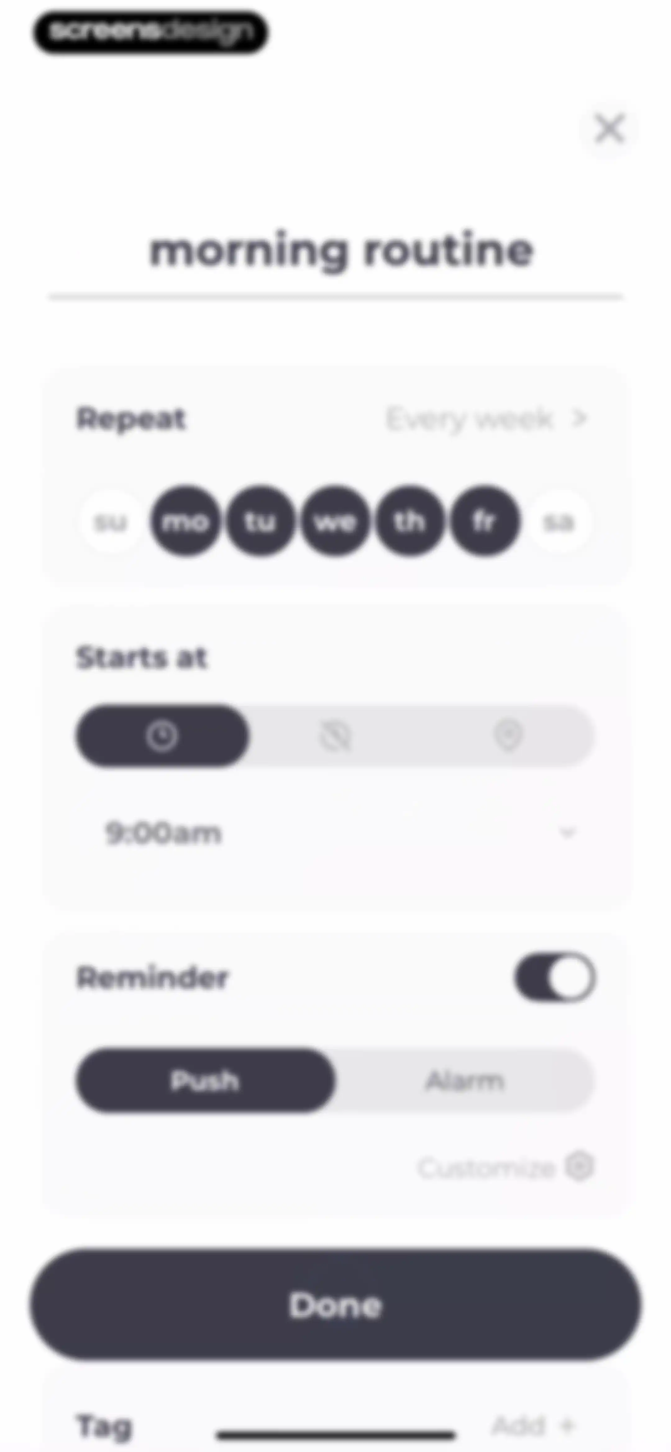Routine Planner, Habit Tracker screen 118