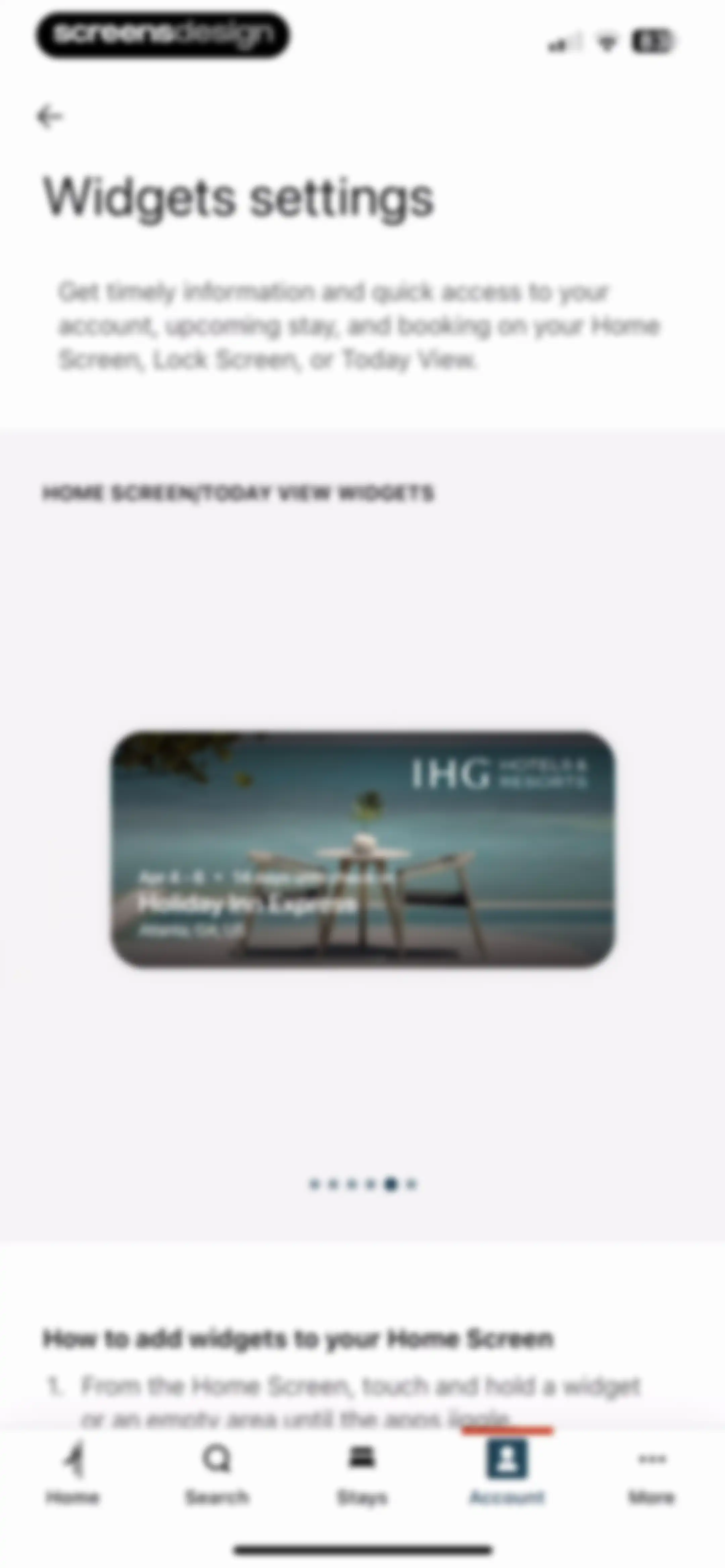 IHG One Rewards: Book Hotels screen 176