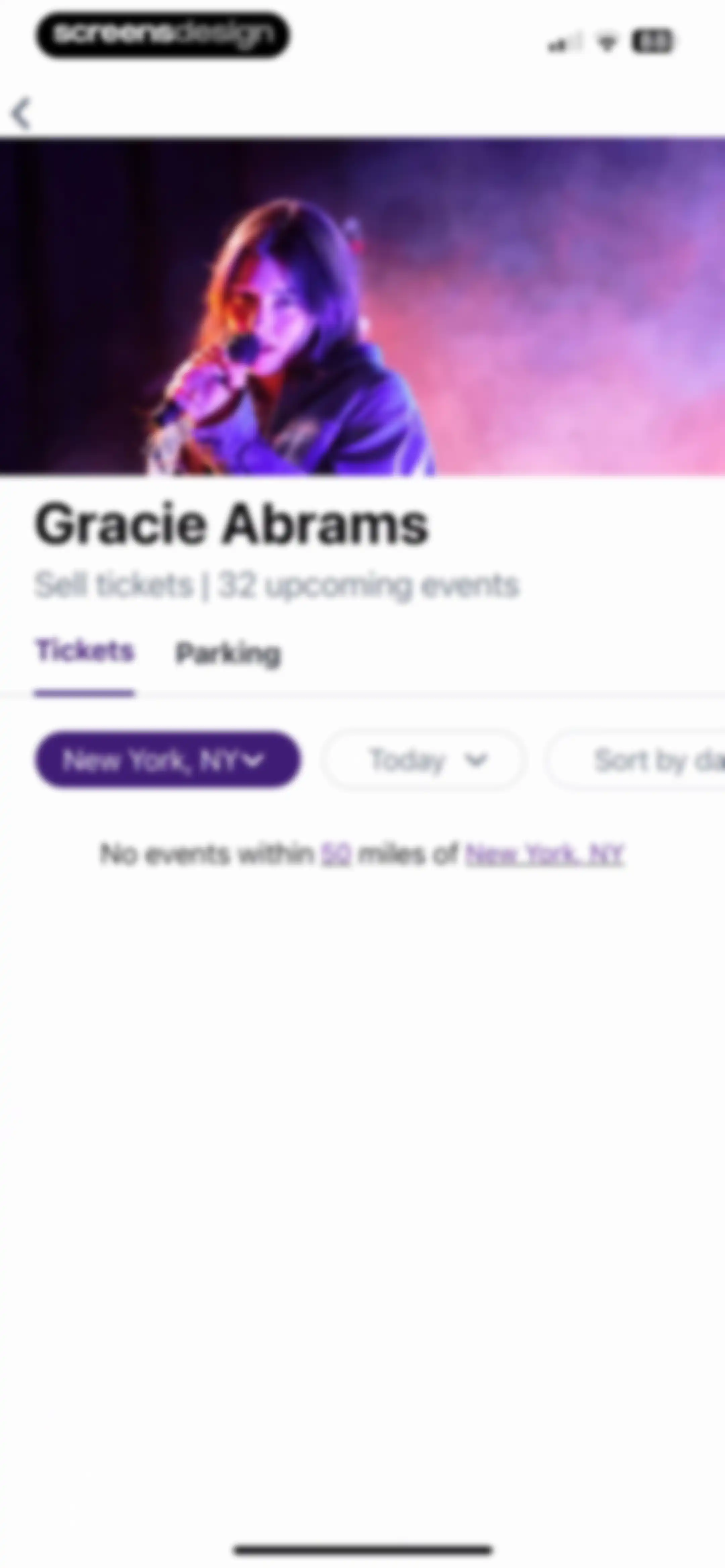 StubHub: Event Tickets screen 77