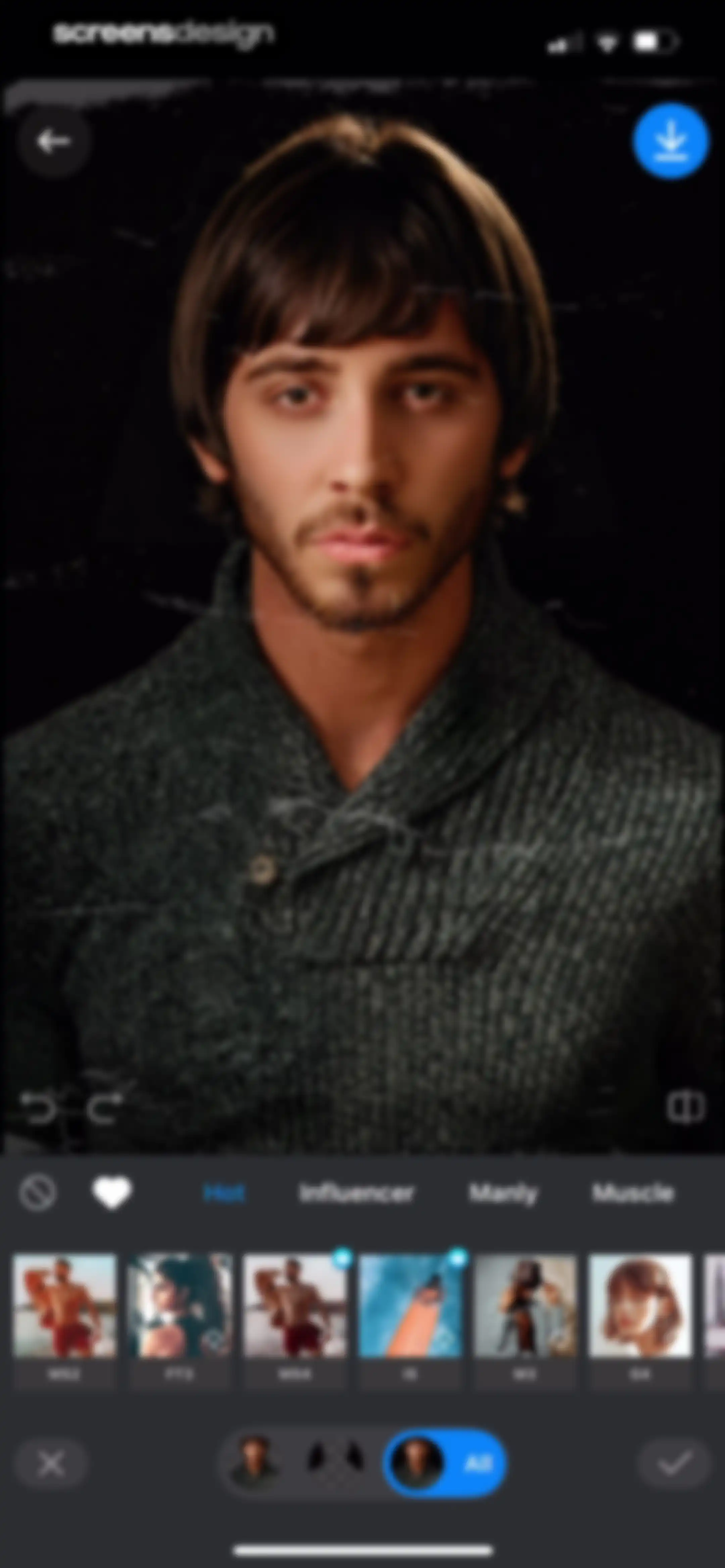 Manly - AI Photo Editor screen 64
