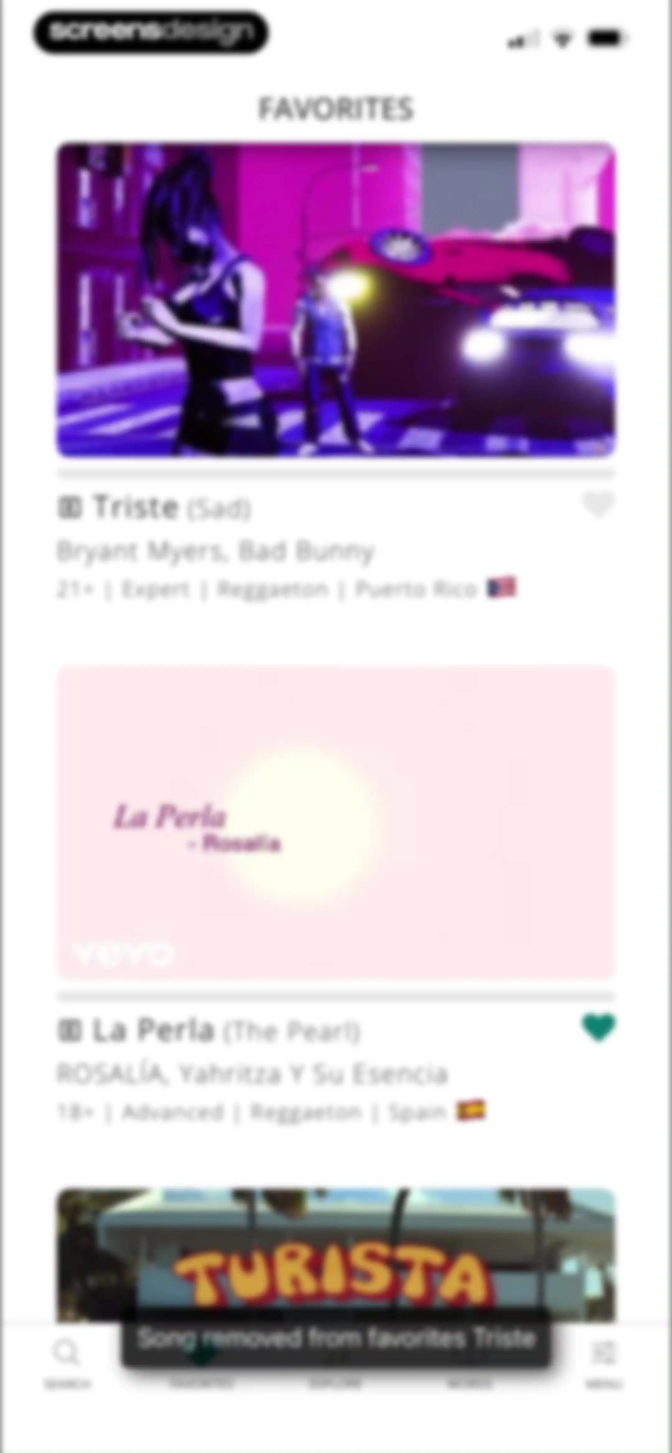 LyricFluent: Learn Languages screen 112
