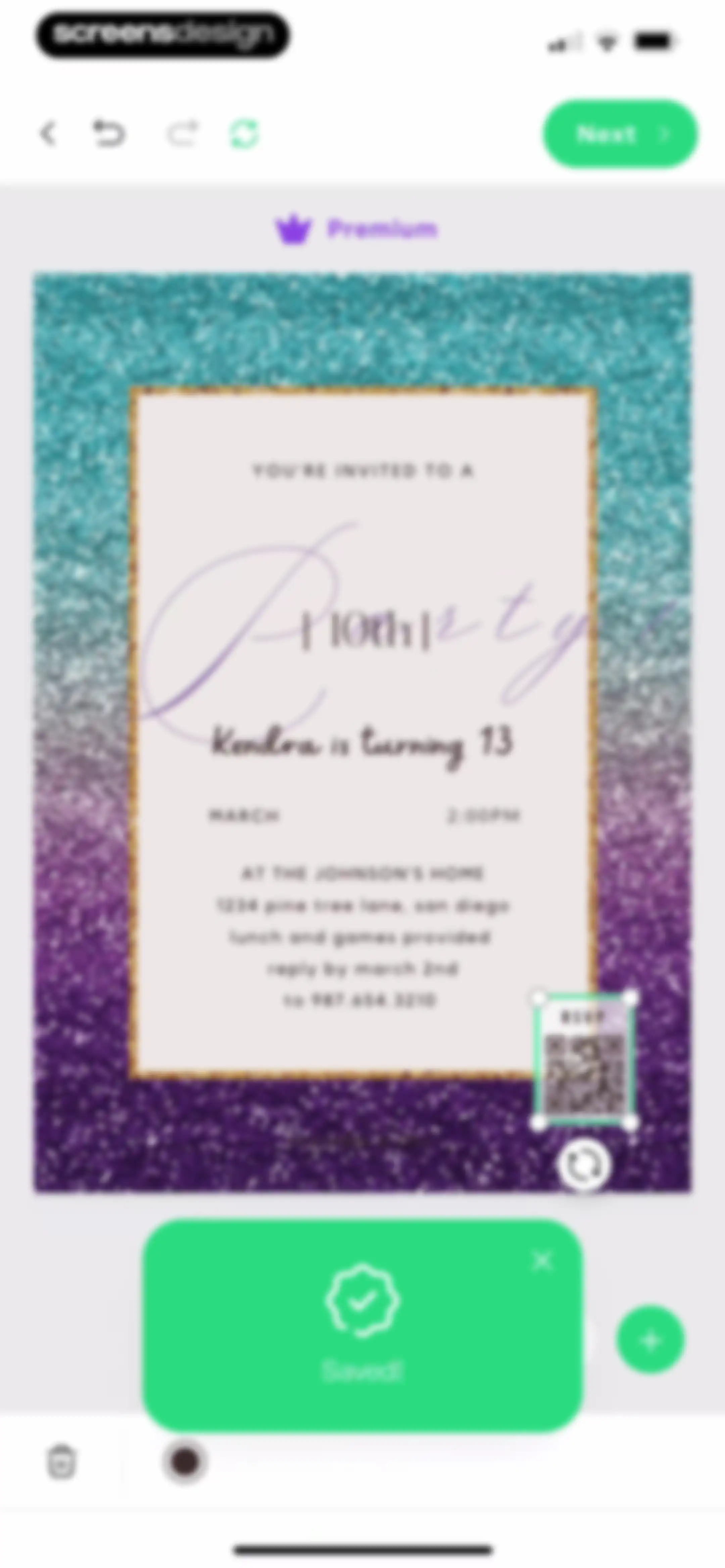 Invitation Maker: Cards & RSVP screen 36
