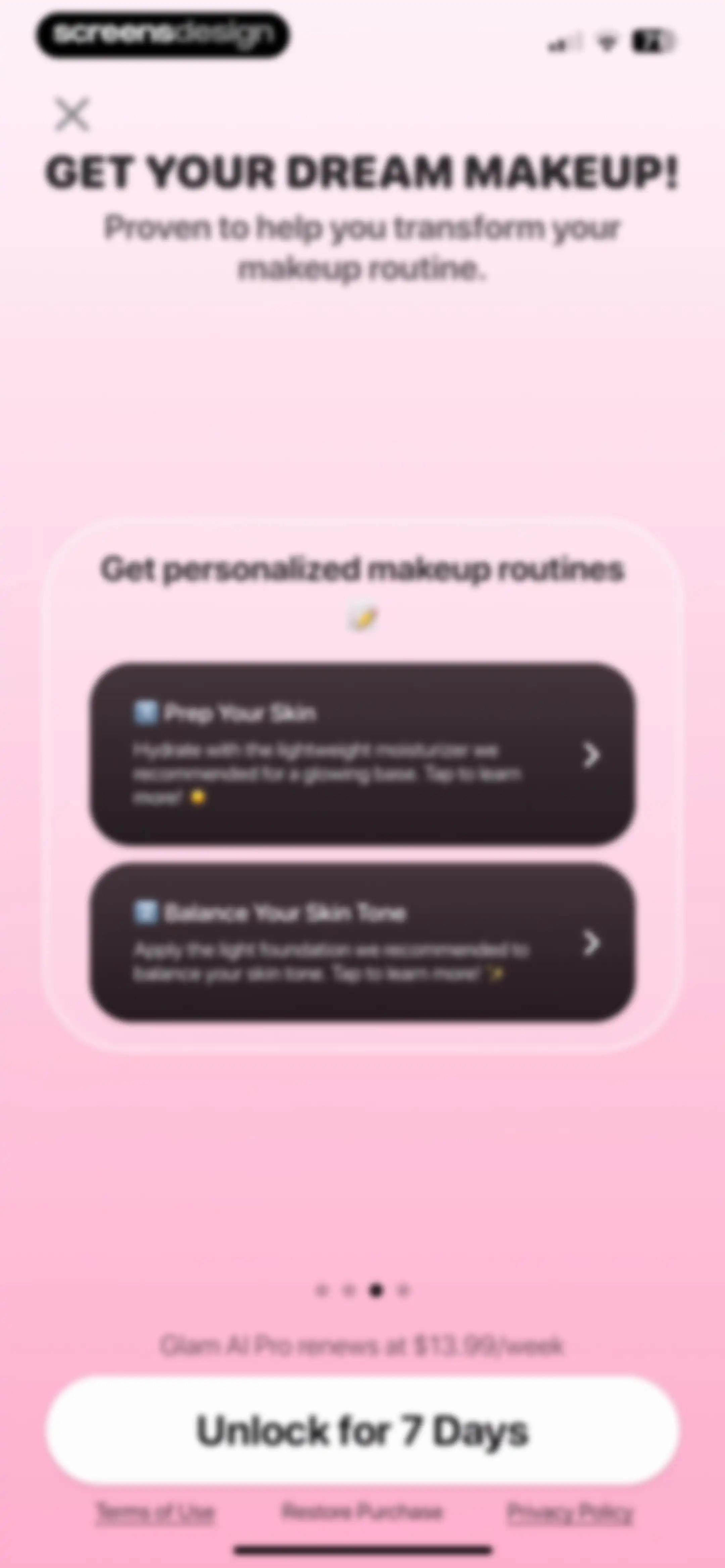 GlowUp - Makeup & Beauty screen 16