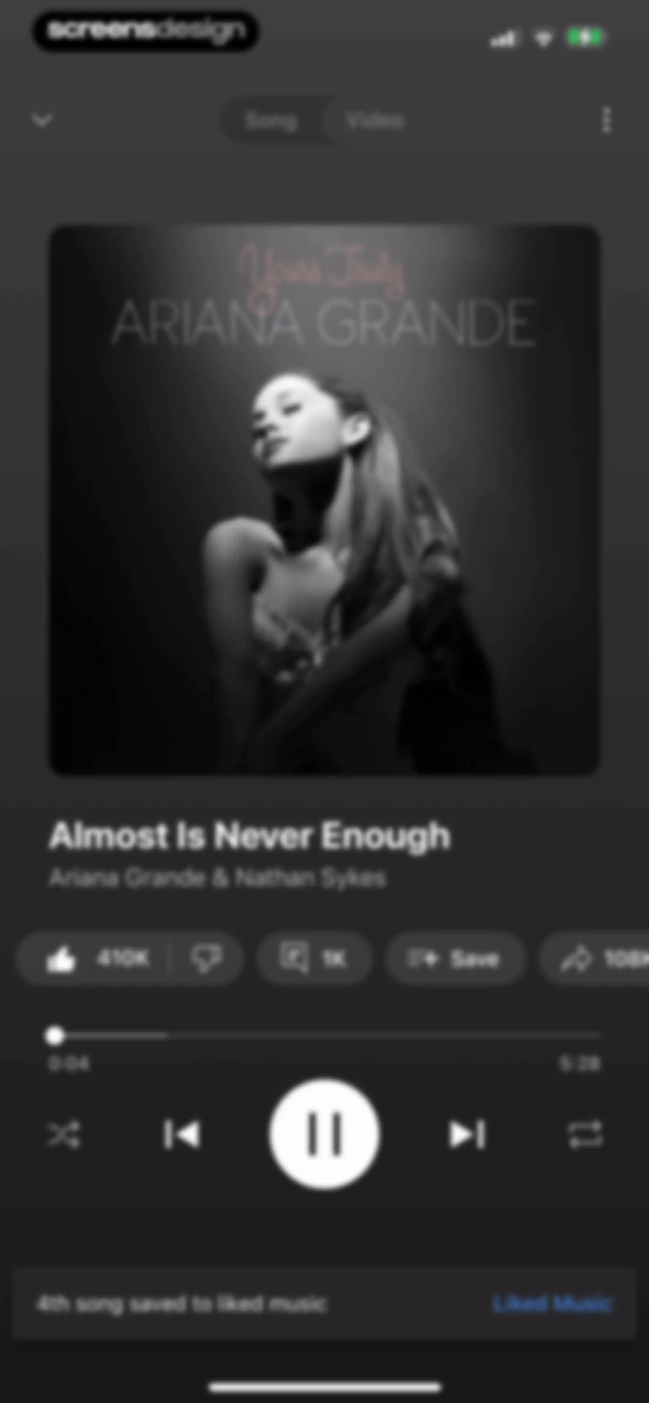 YouTube Music screen 68