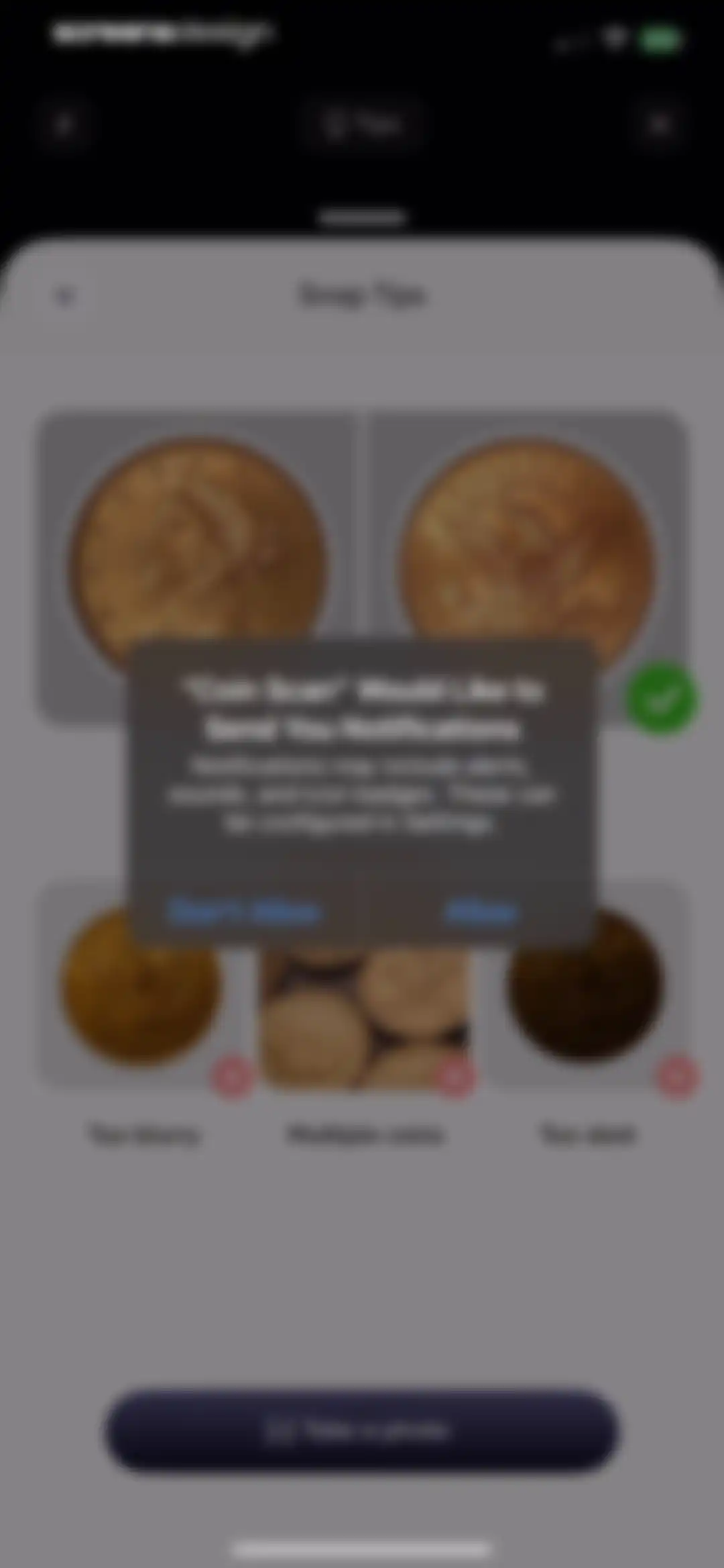 Coin Identifier - CoinScan screen 9