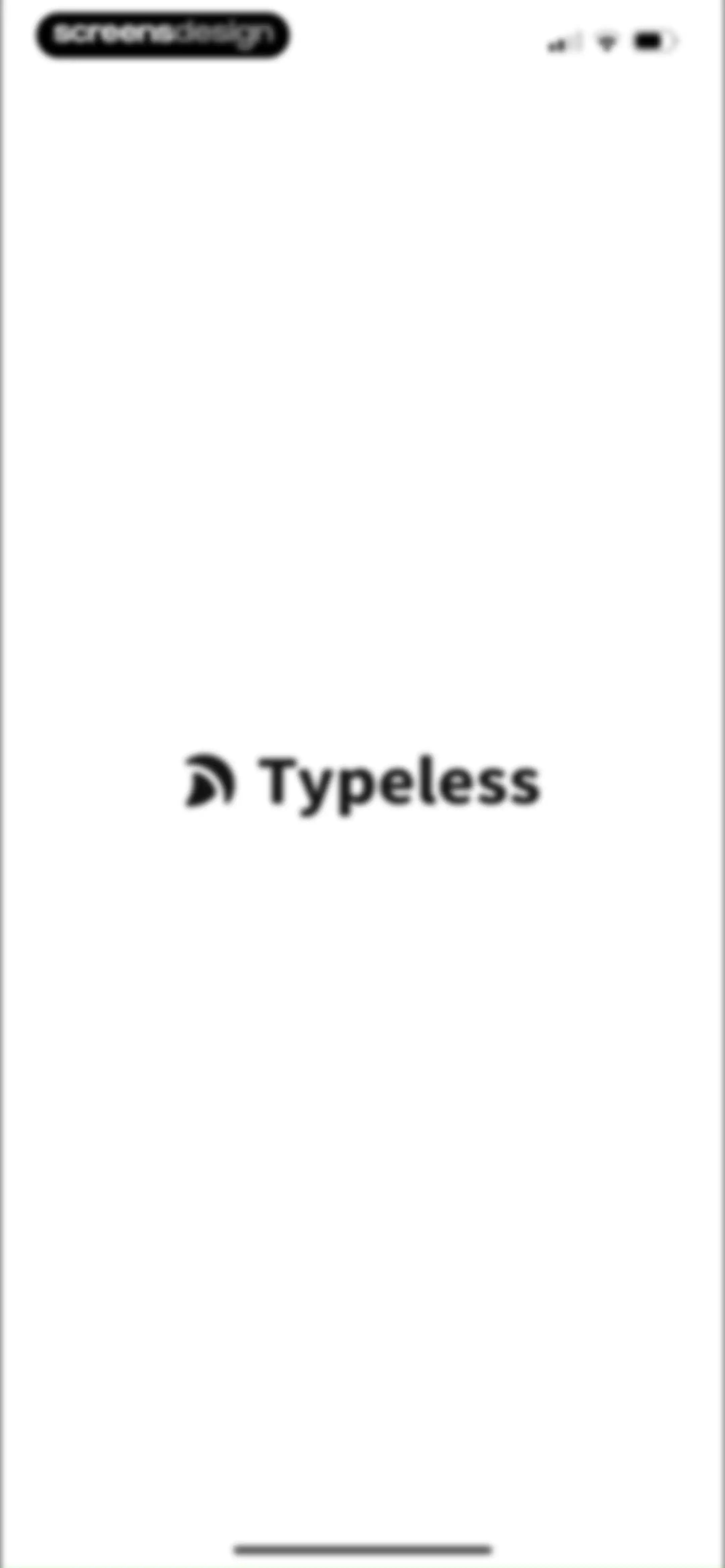 Typeless: AI Voice Keyboard screen 1