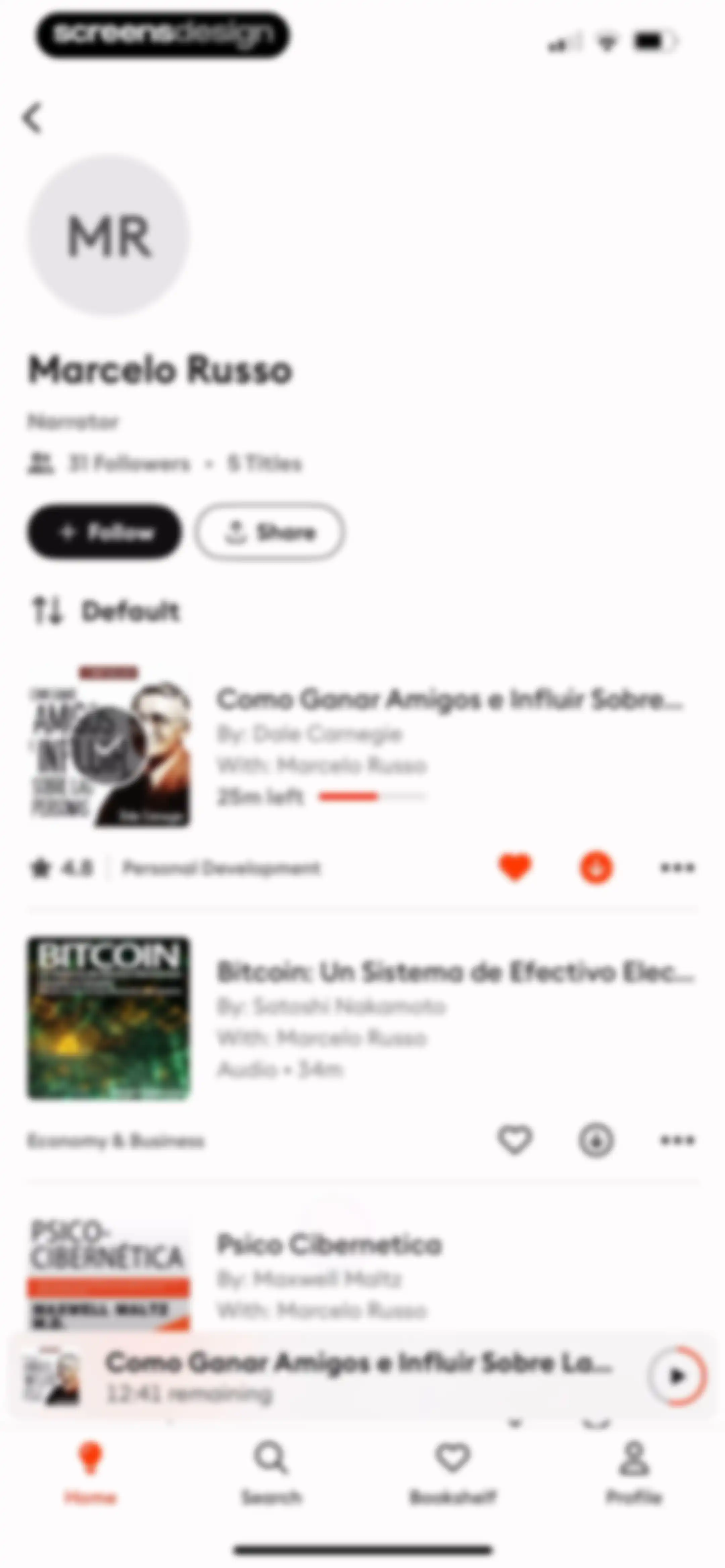 Storytel - Audiobooks Library screen 42