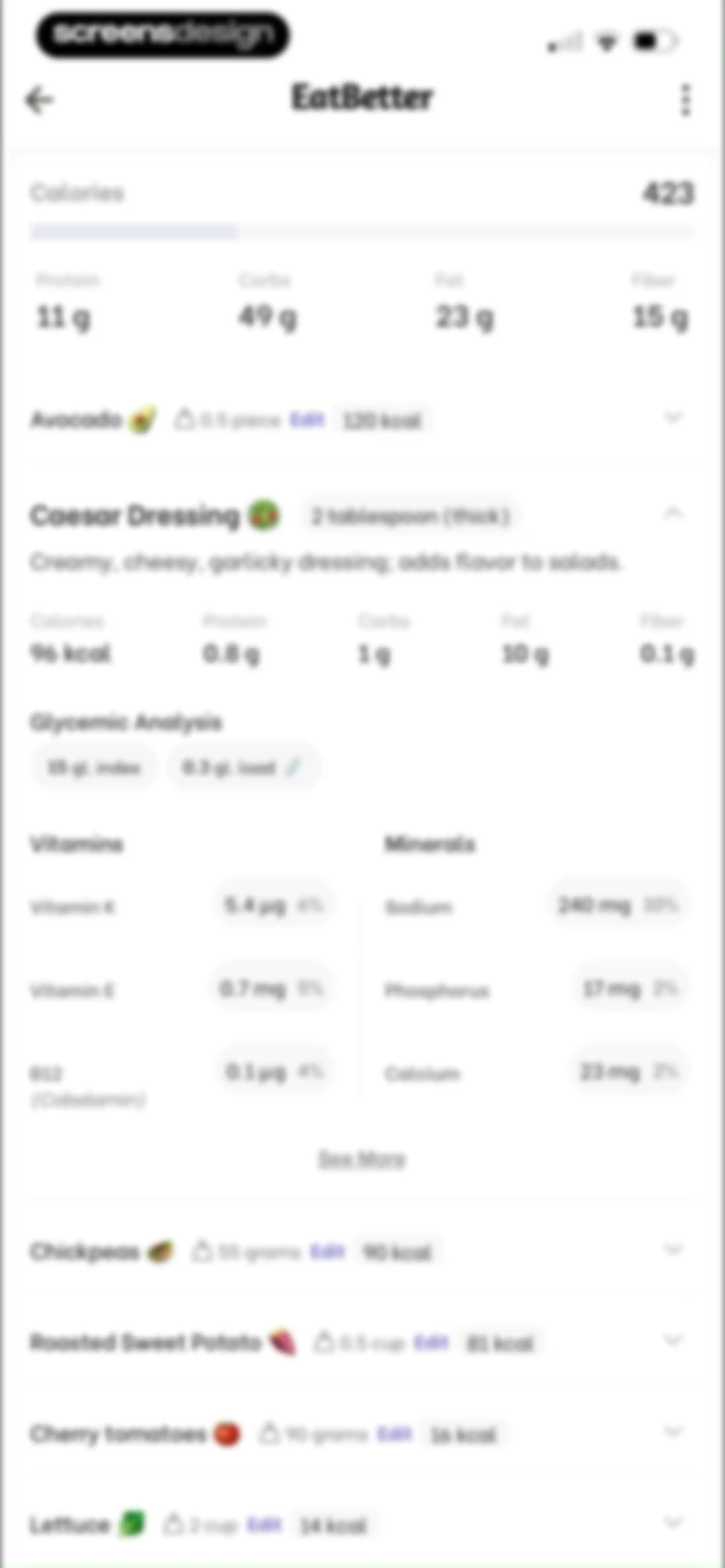 EatBetter: AI Food Journal screen 88