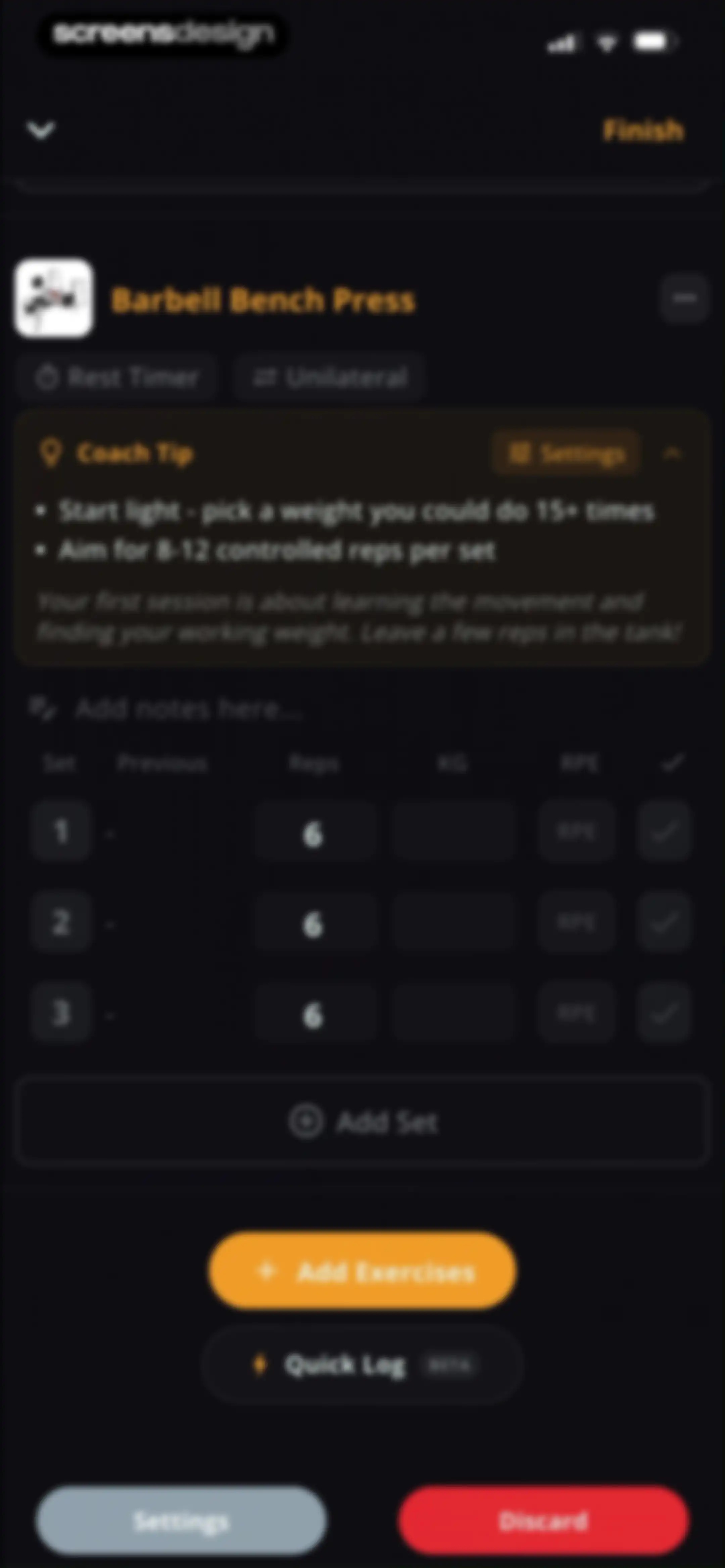 Stronger - Gym Workout Planner screen 49