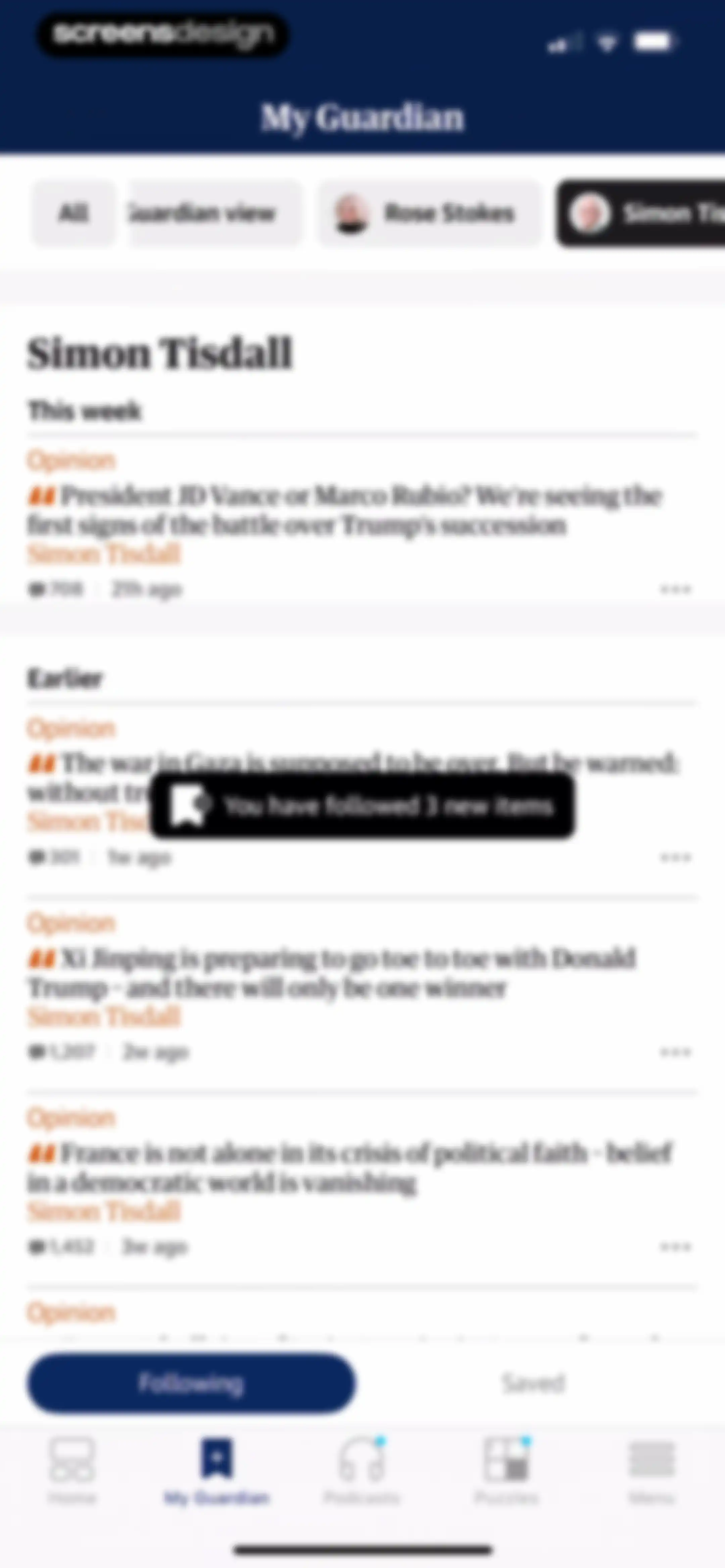 The Guardian - US & World News screen 56