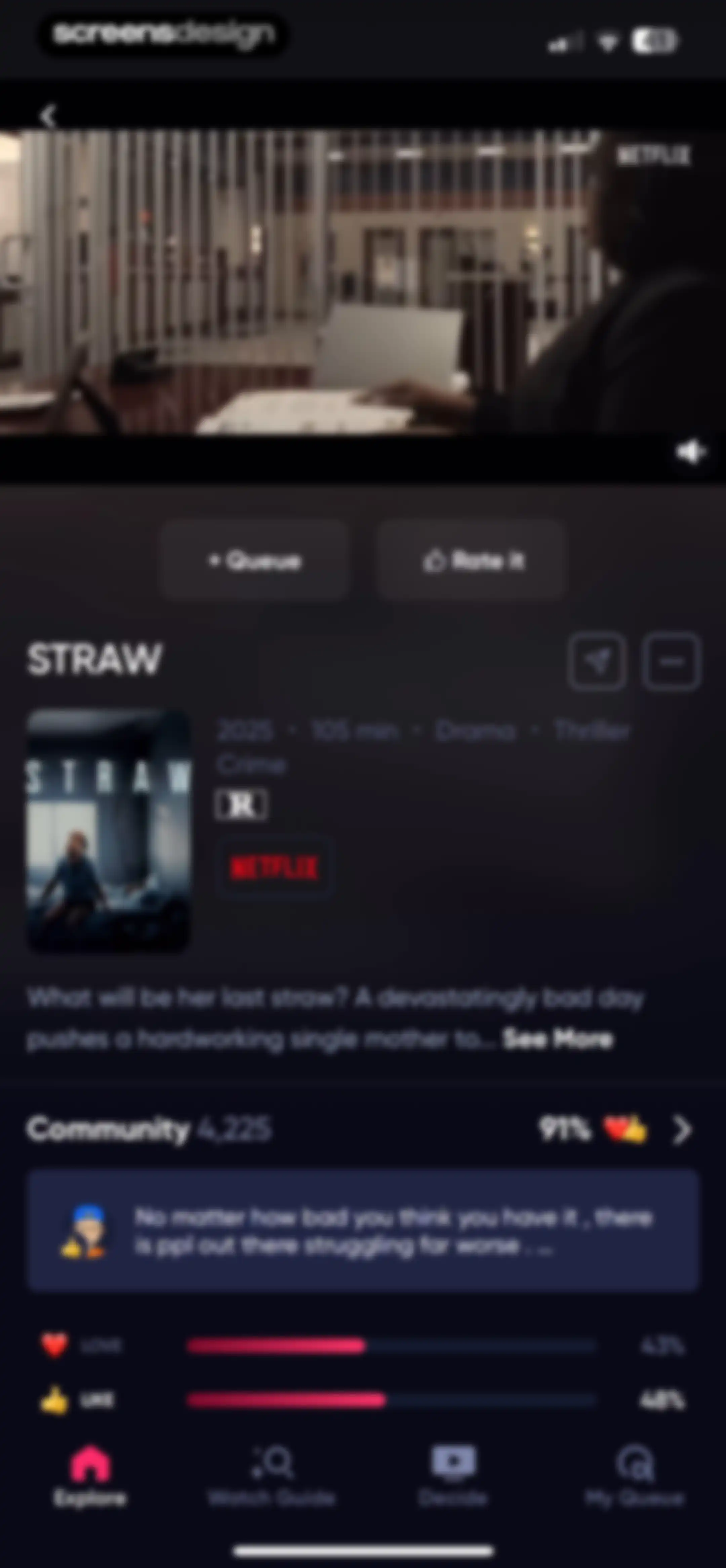 Queue - Find Movies & Shows screen 33
