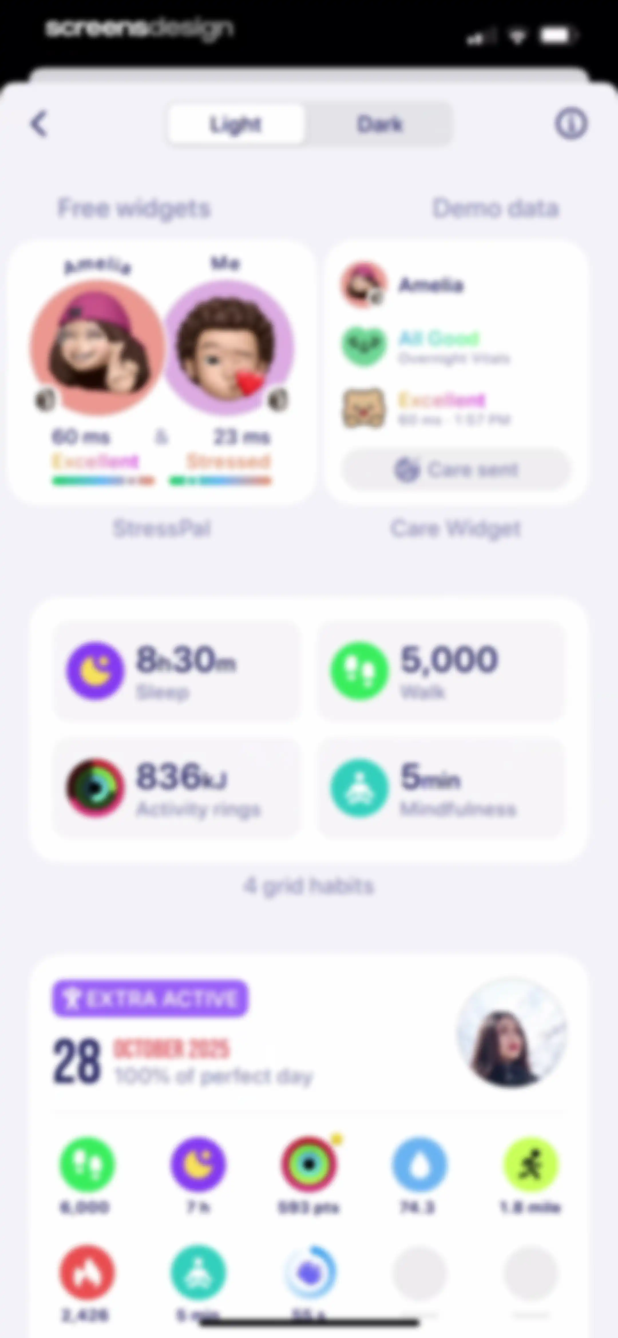 Grow: Health & Fitness screen 147