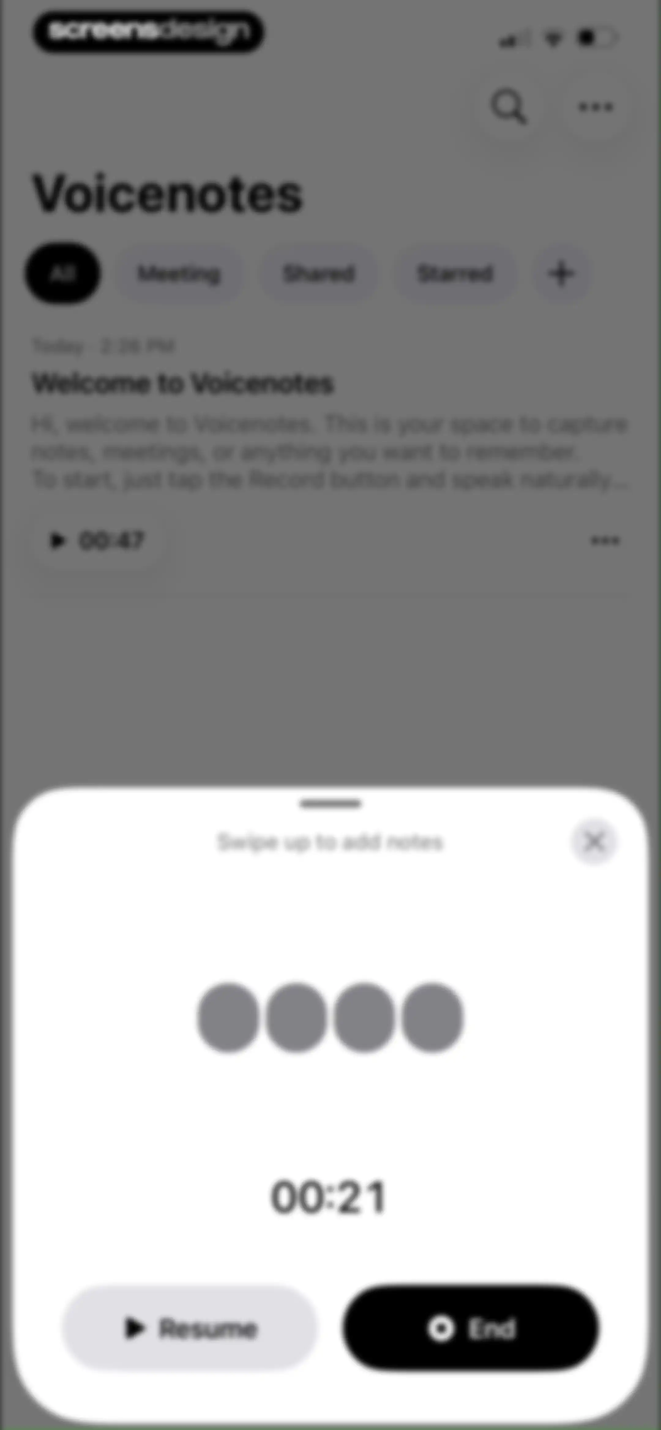 Voicenotes AI Notes & Meetings screen 21