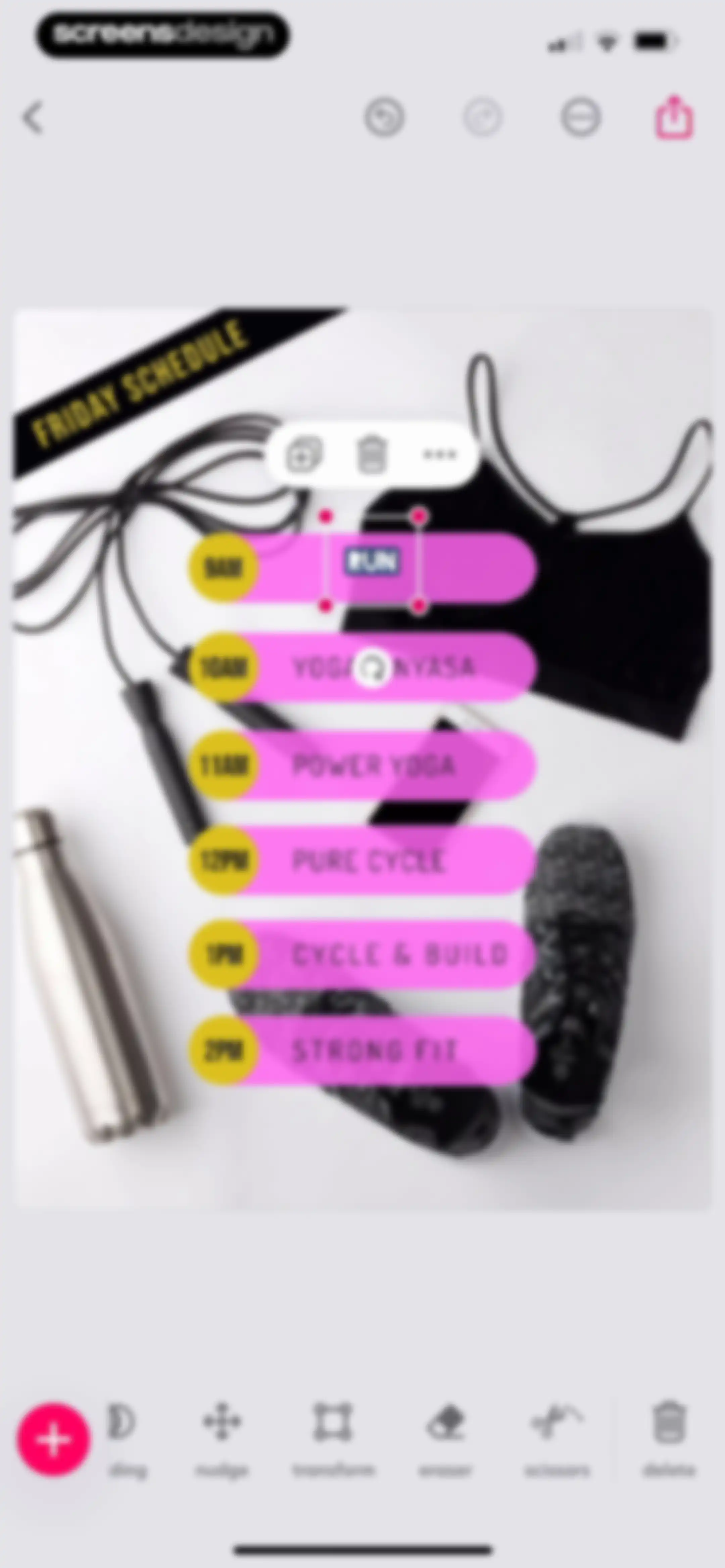 Bazaart AI Photo Editor Design screen 168