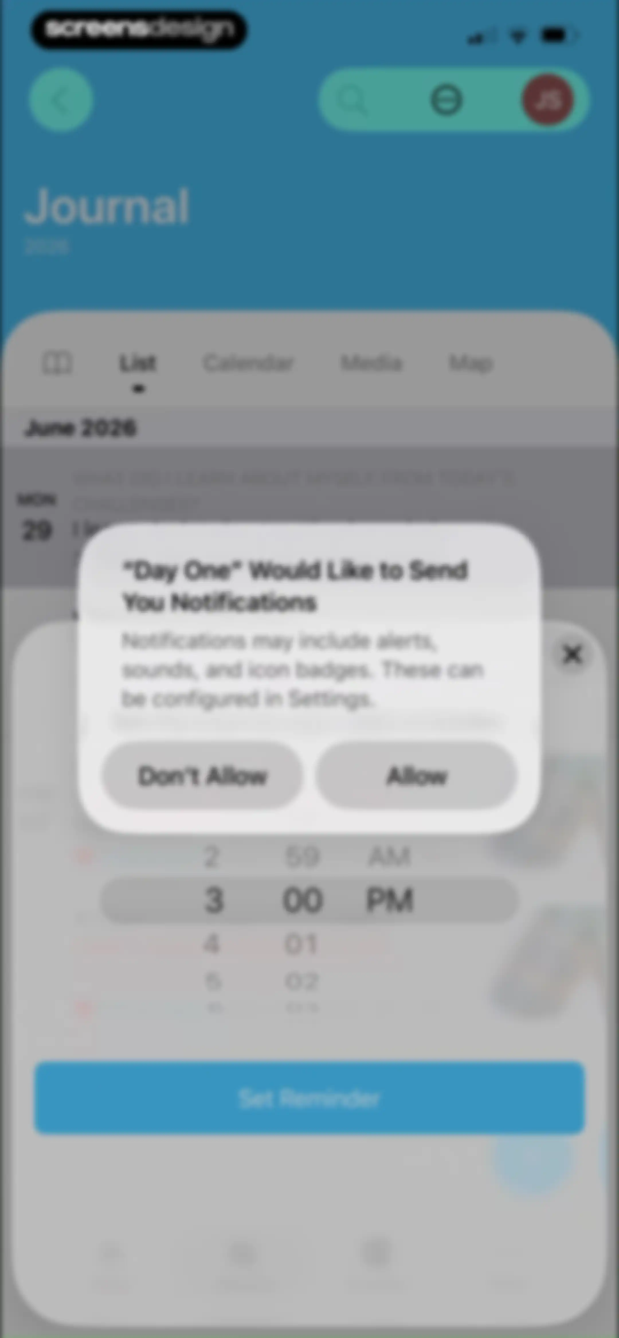 Day One: Daily Journal & Diary screen 46