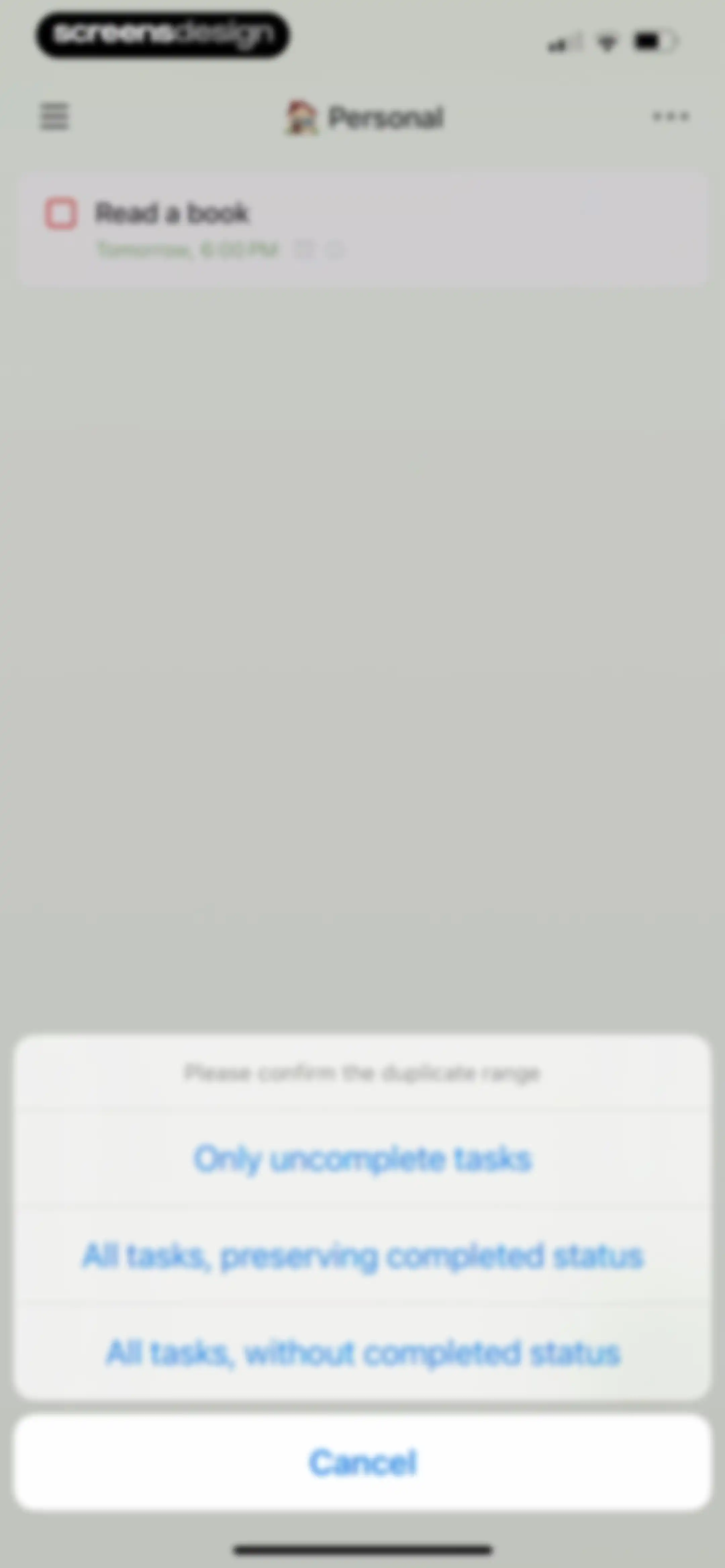 TickTick:To-Do List & Calendar screen 108
