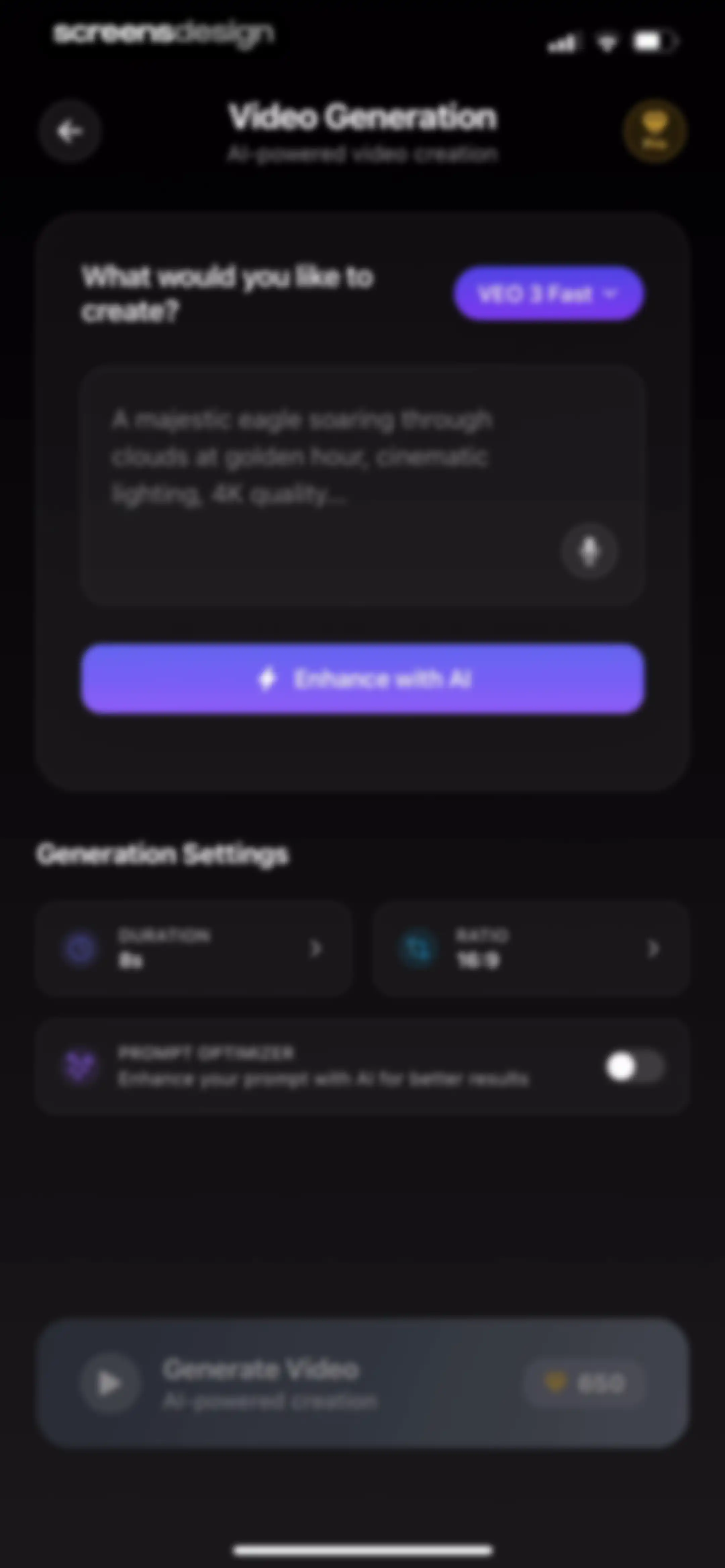Ceo3 : AI Video Generator screen 15
