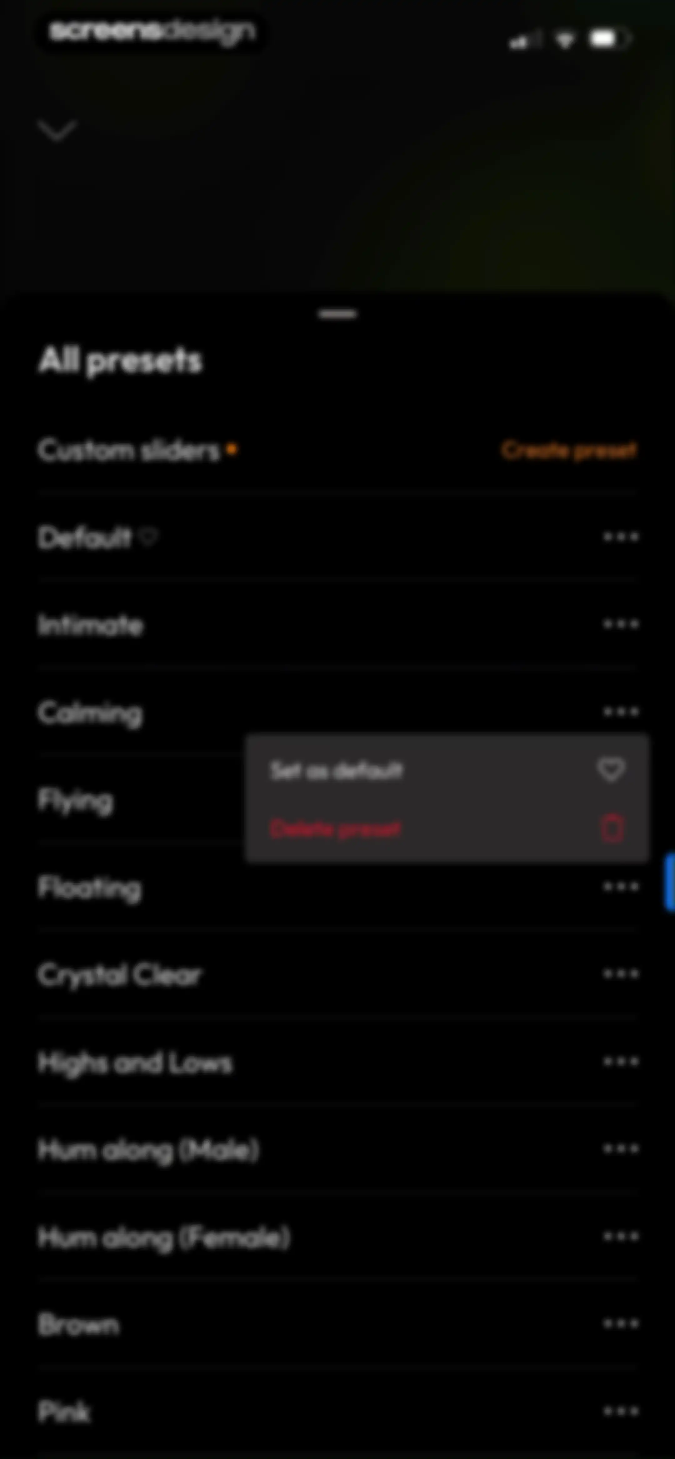 myNoise: Focus · Relax · Sleep screen 13