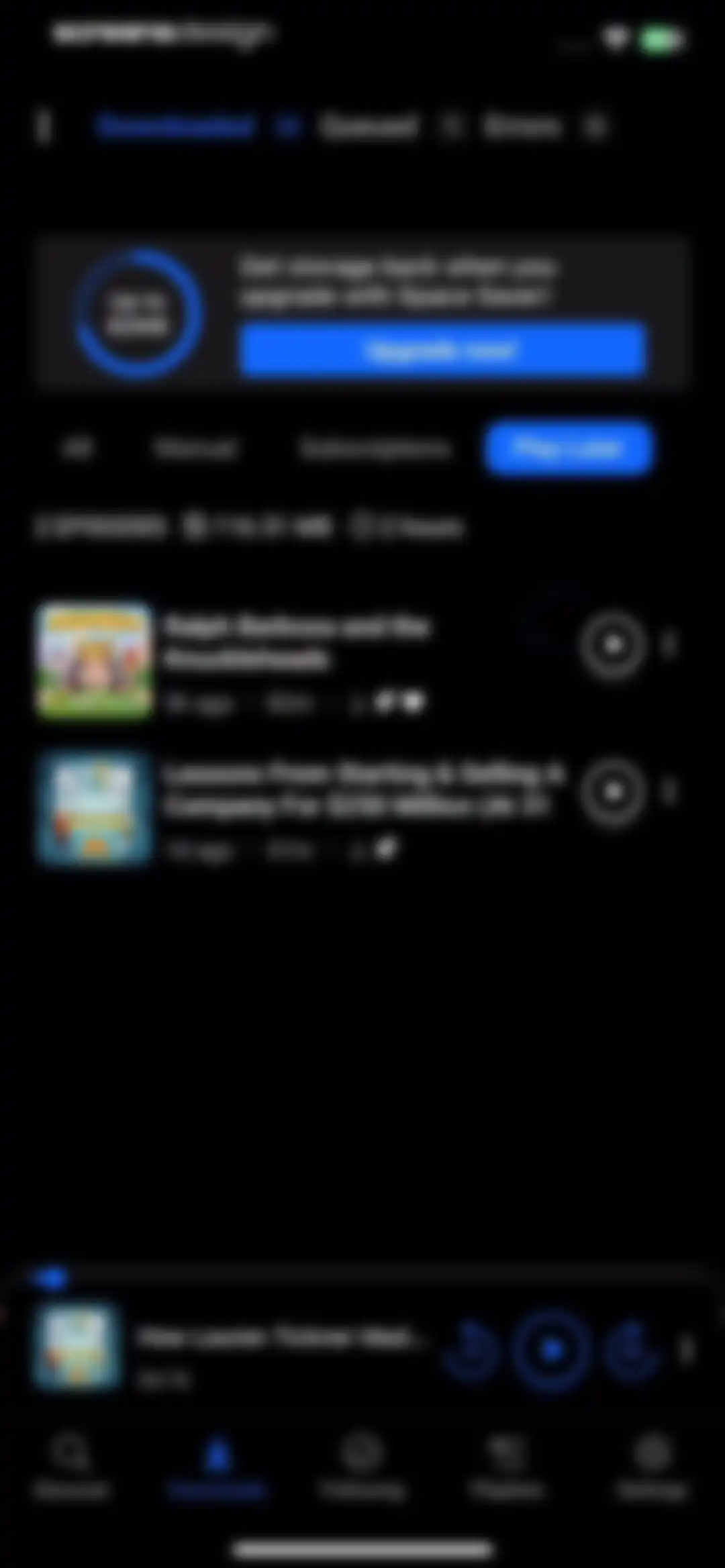 Breaker—The social podcast app screen 80