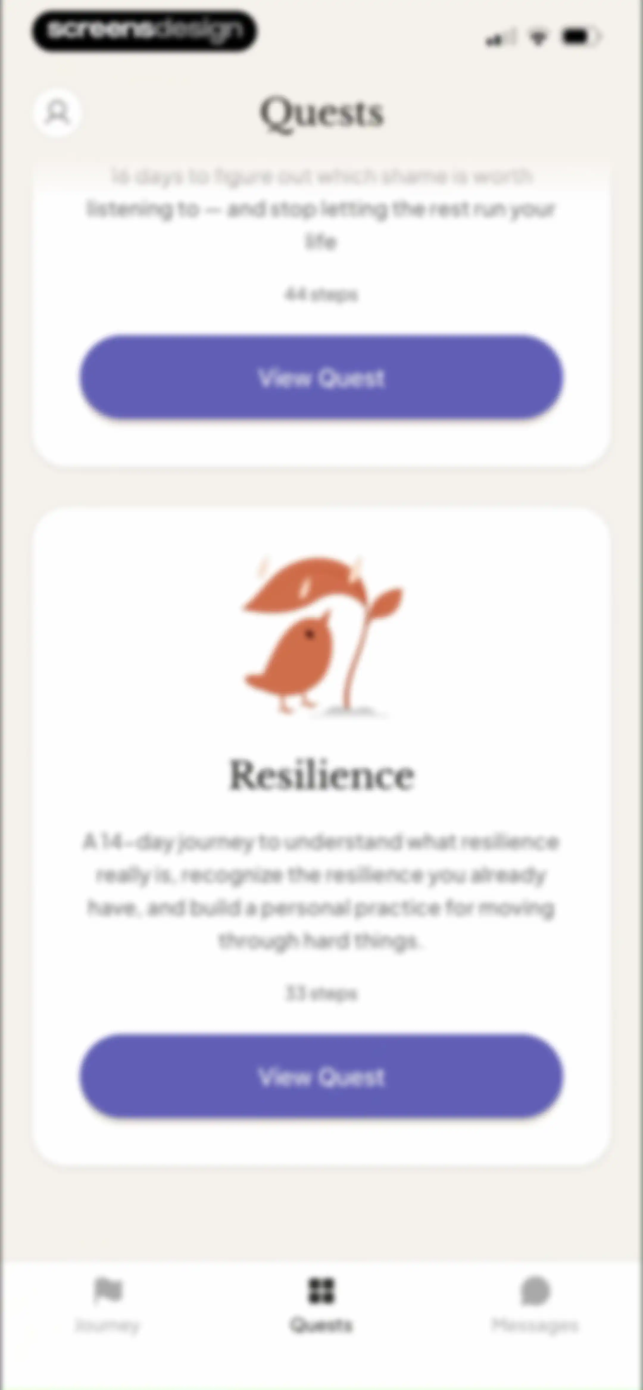Purpose: AI Mentor & Coach screen 63