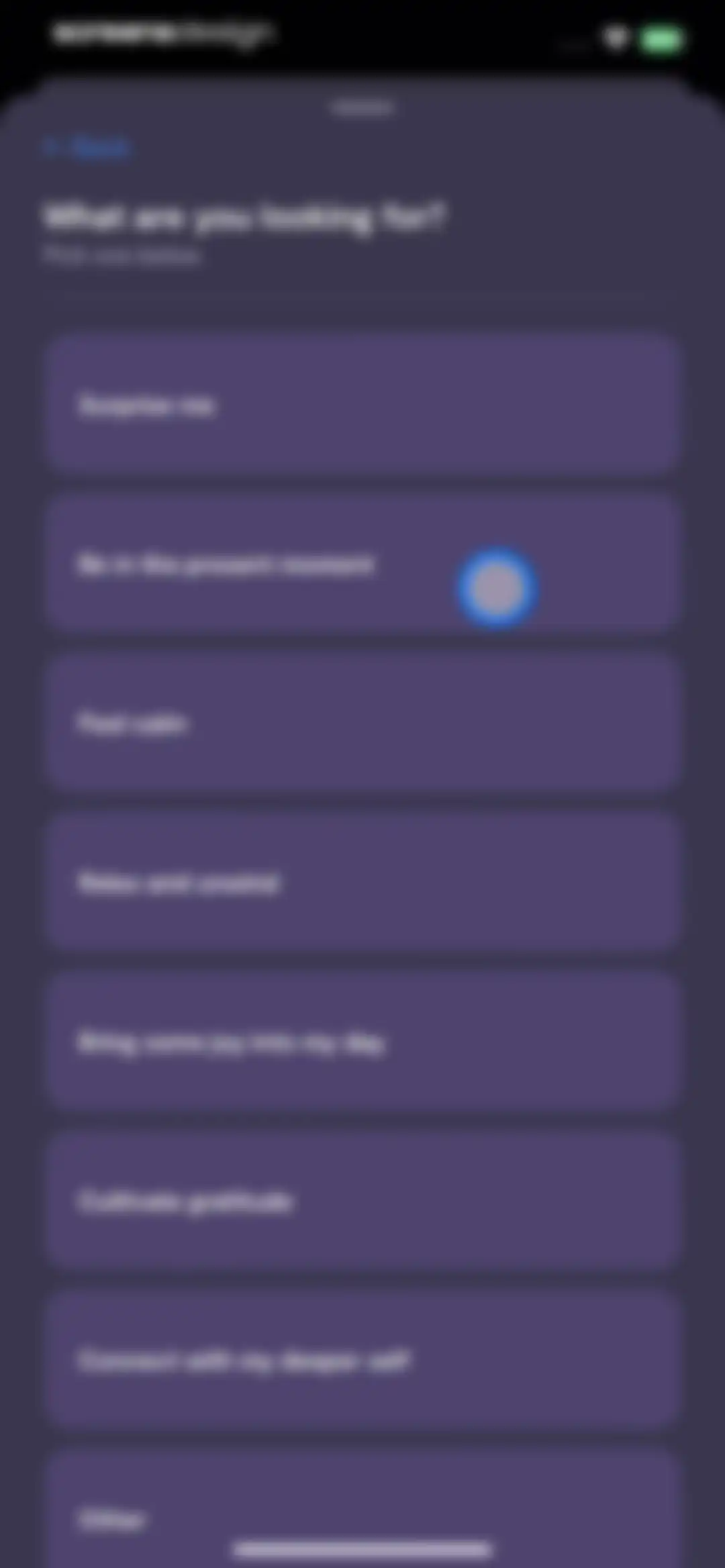 Mindfulness.com Meditation App screen 70