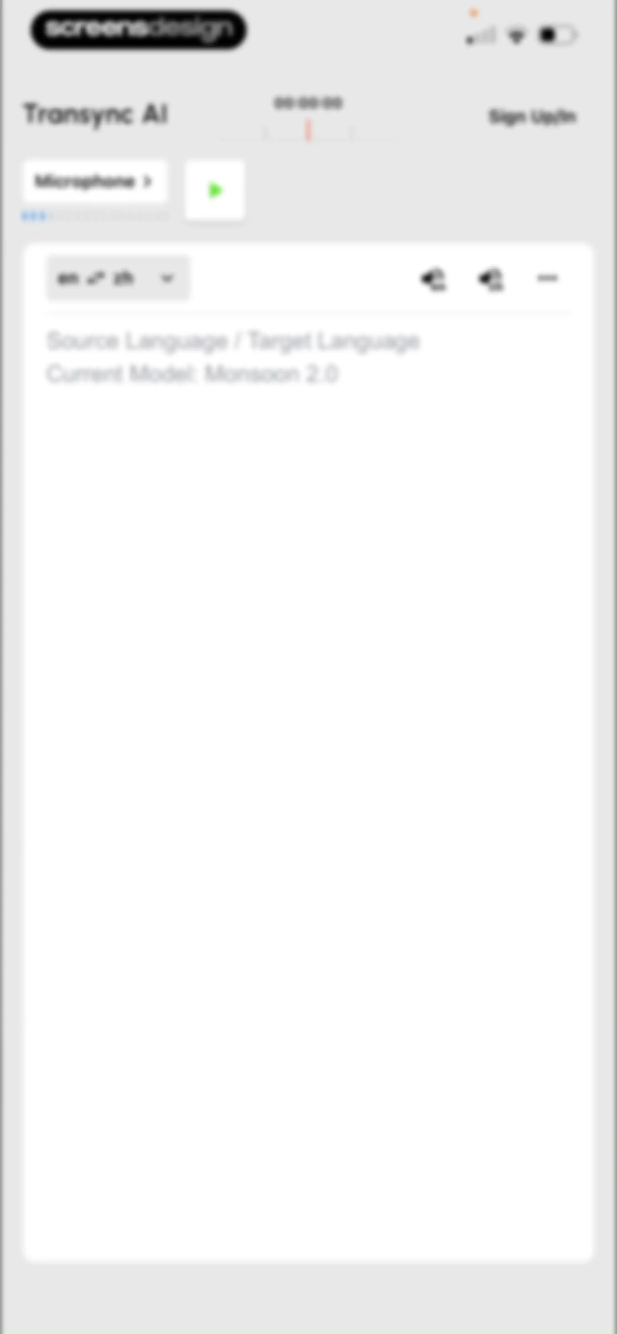 Transync AI - Translator screen 9