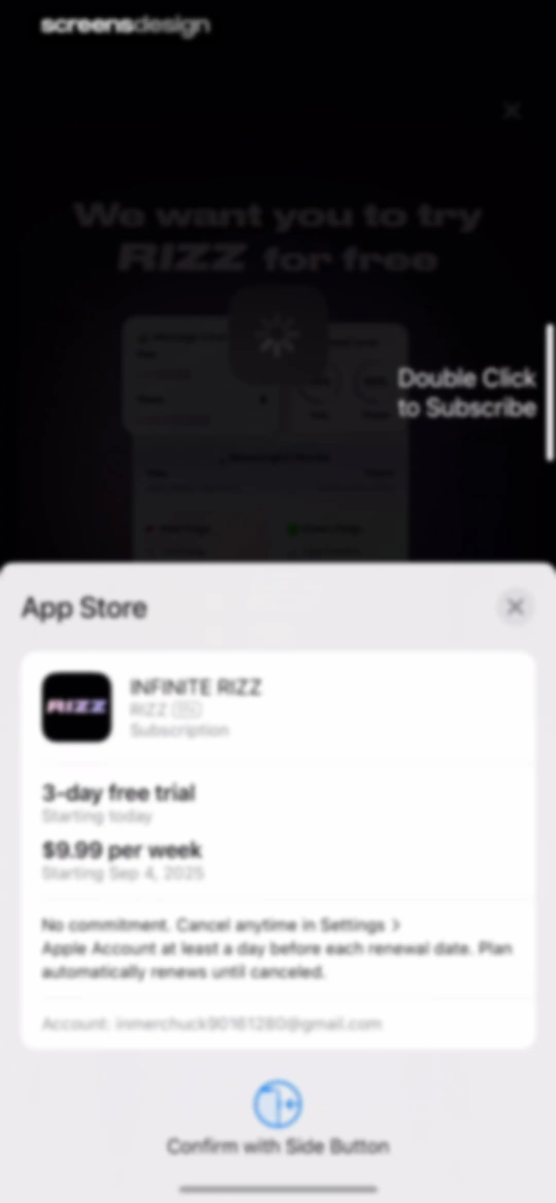 RIZZ screen 22