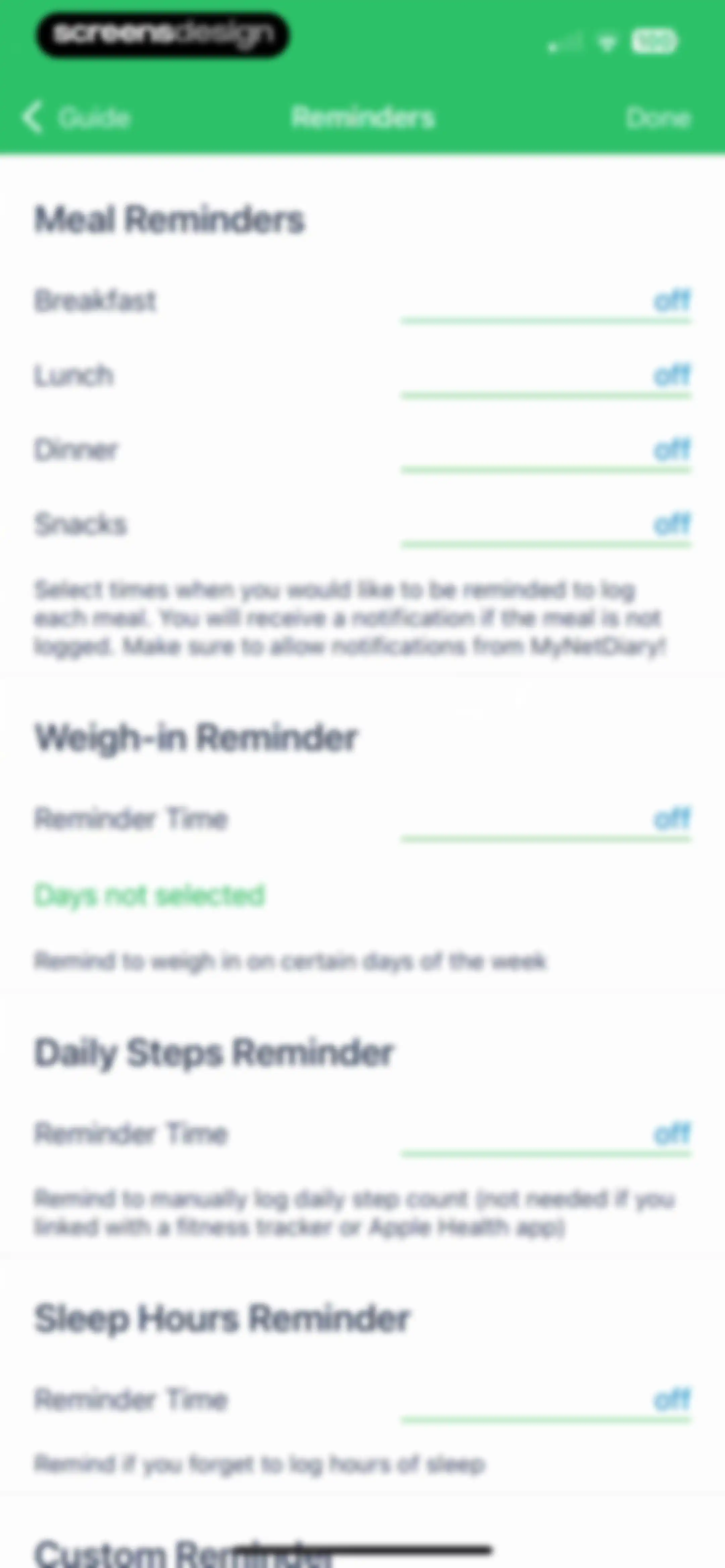 Calorie Counter - MyNetDiary screen 184
