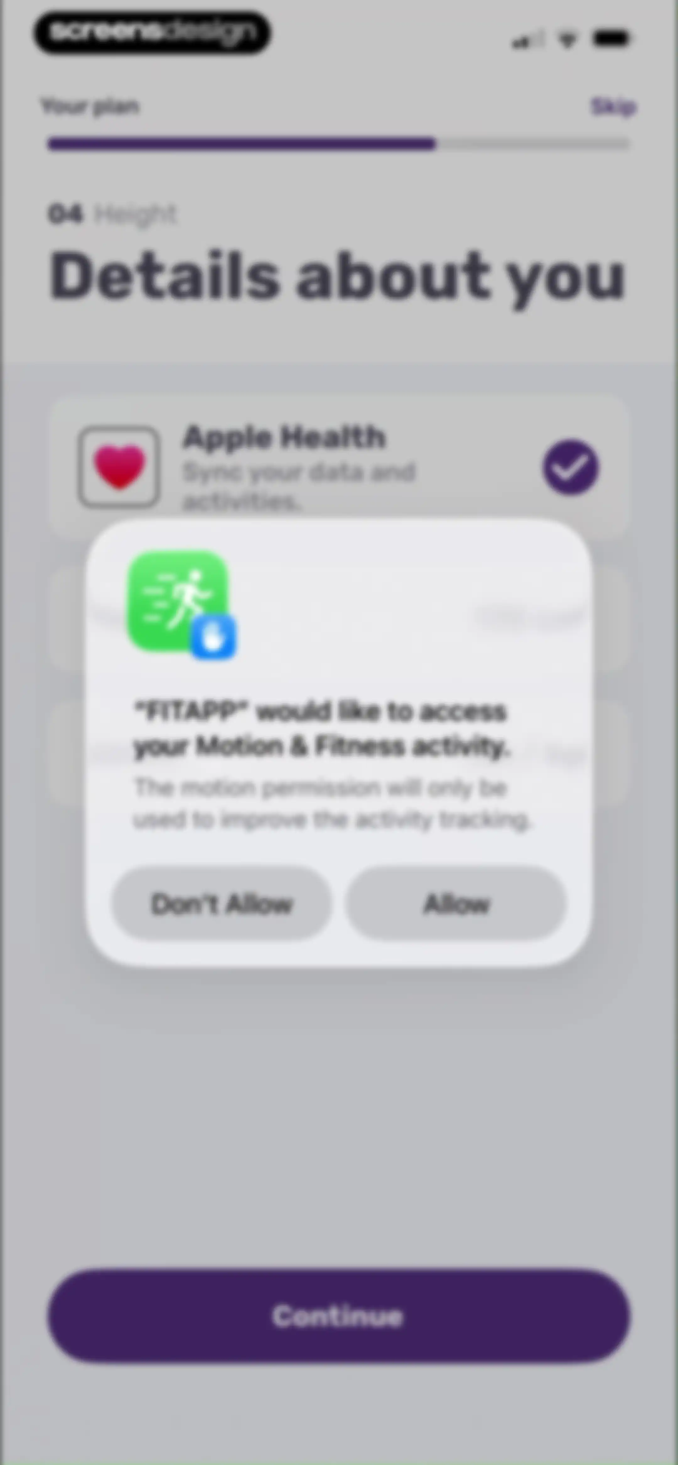 Running Tracker App – FITAPP screen 20