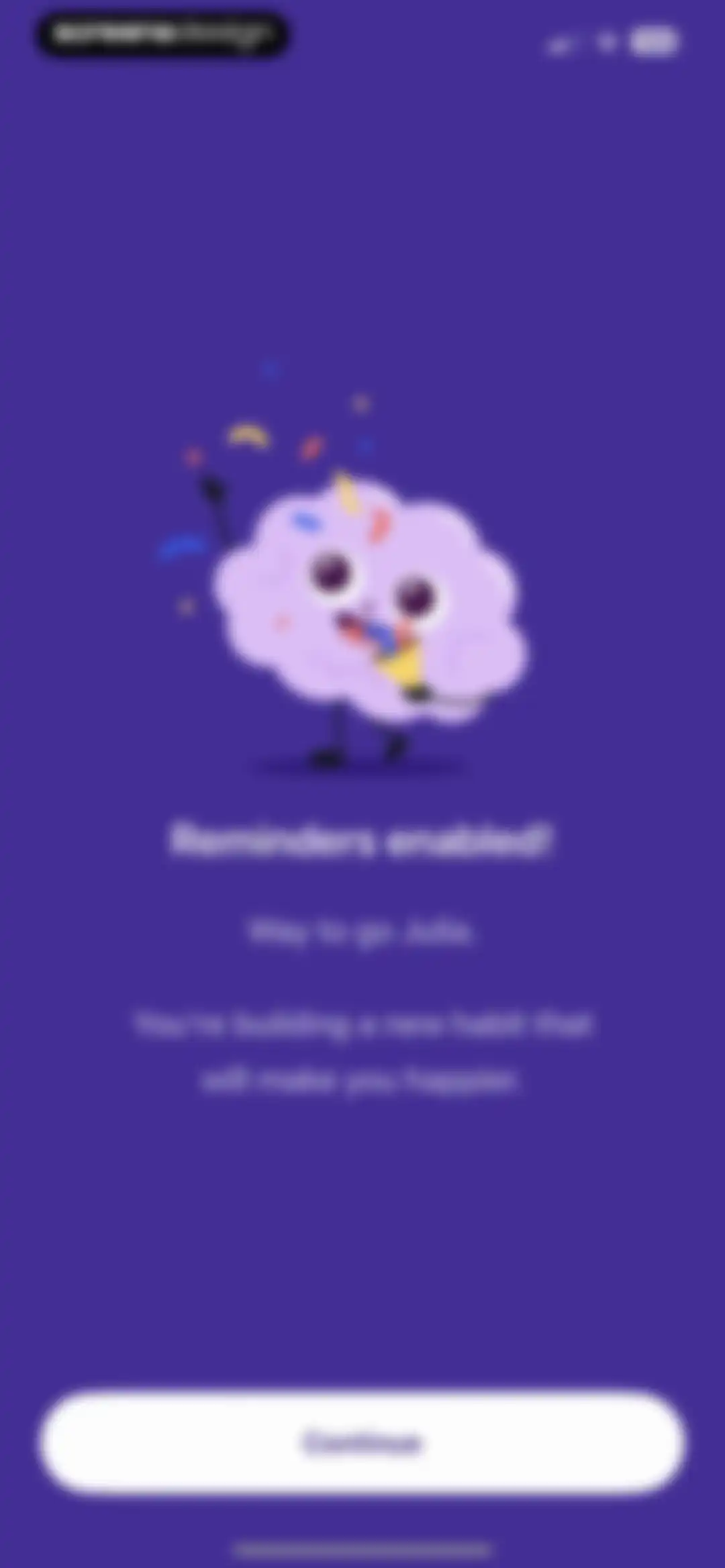 Brainbuddy: Quit PMO screen 57