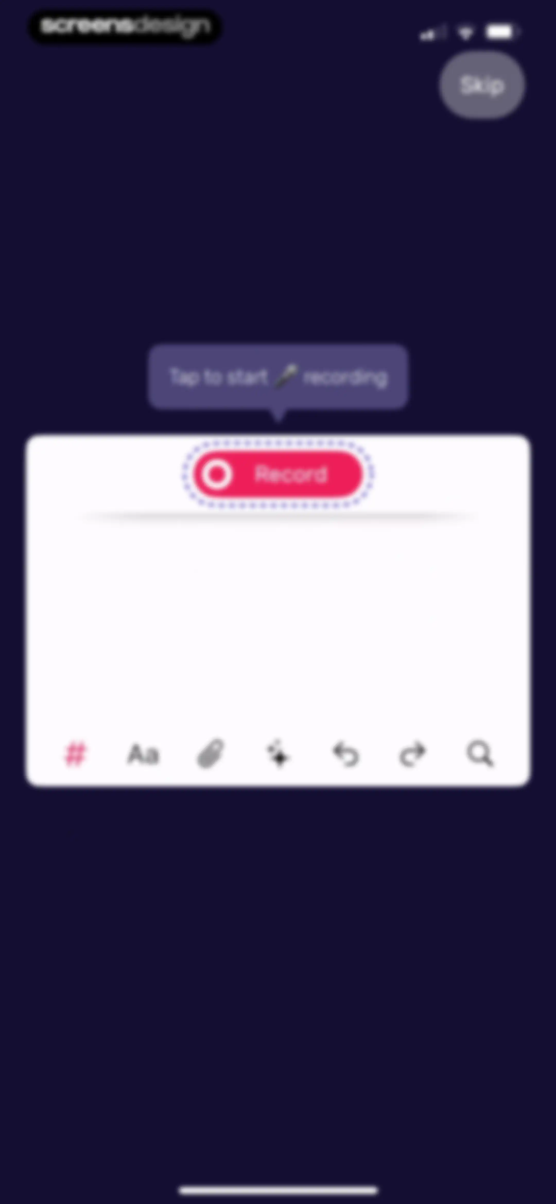 Noted: Record & AI Transcribe screen 13