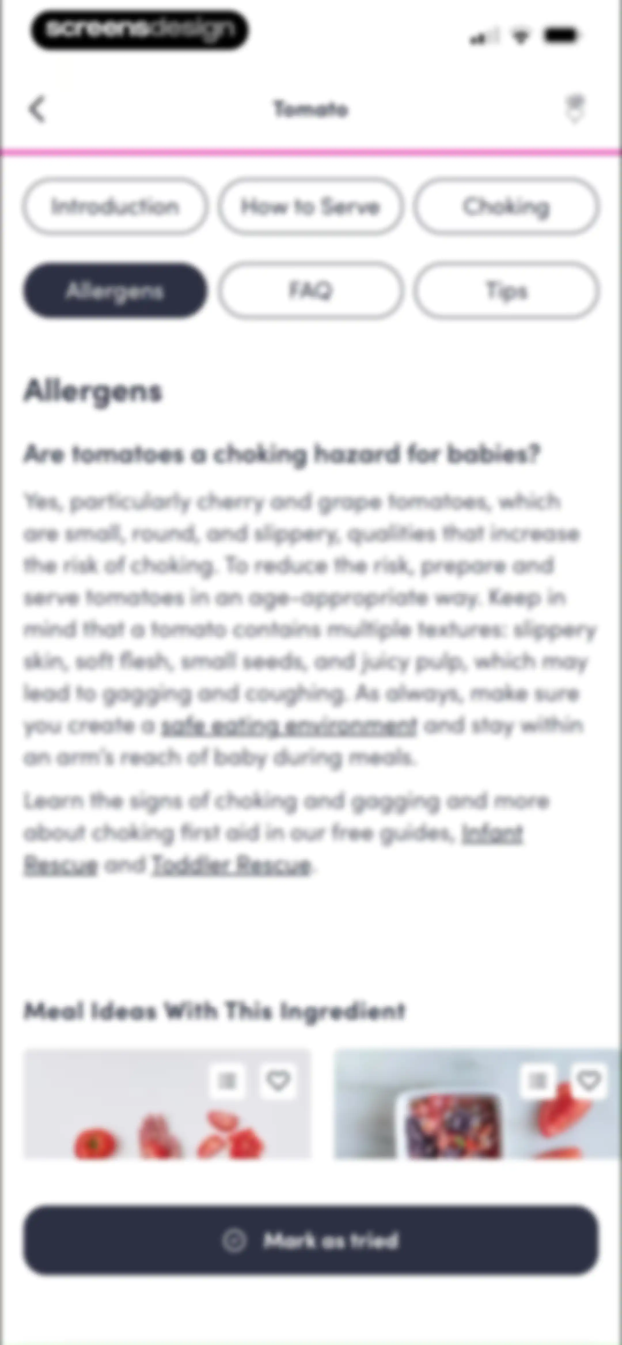 Solid Starts: Baby First Foods screen 132