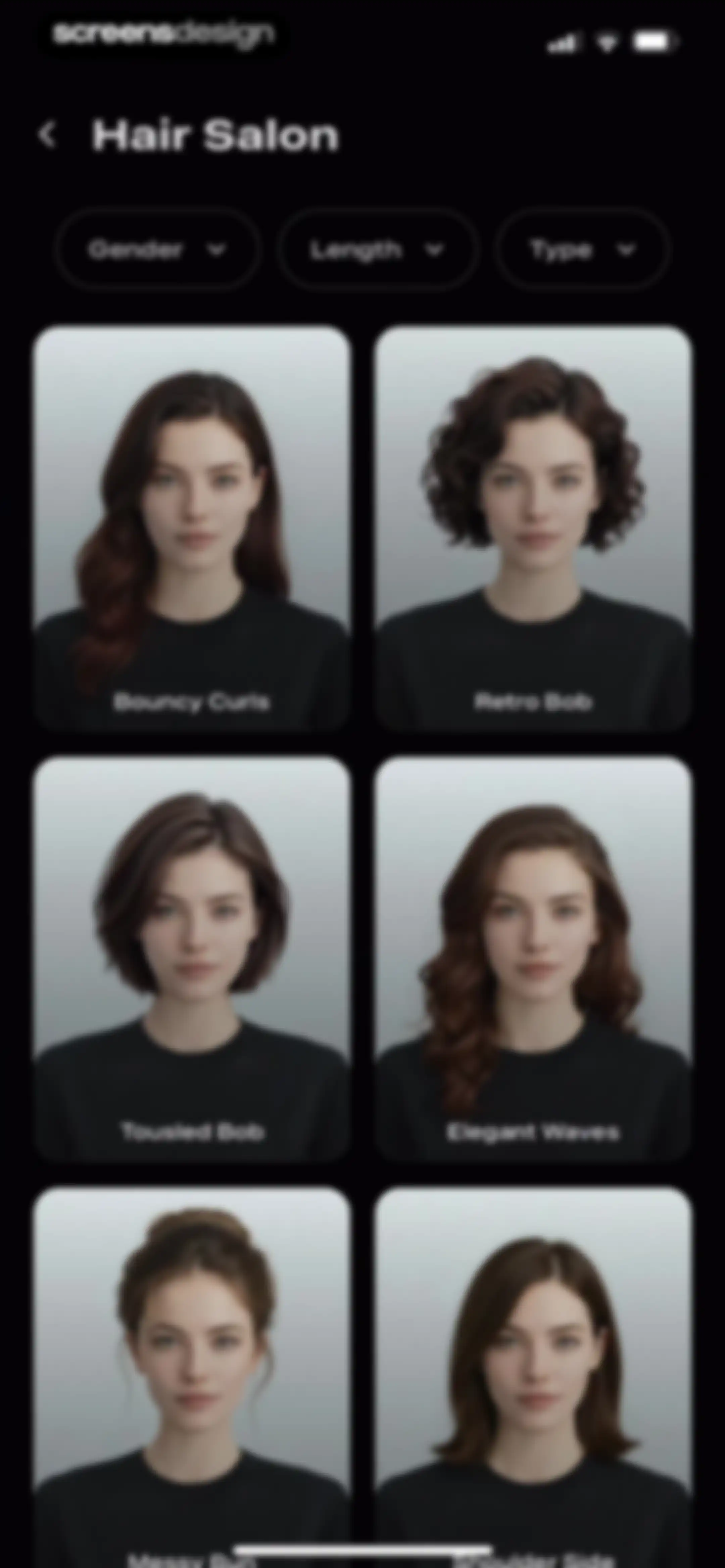 Beautify - Hairstyle Try On screen 58