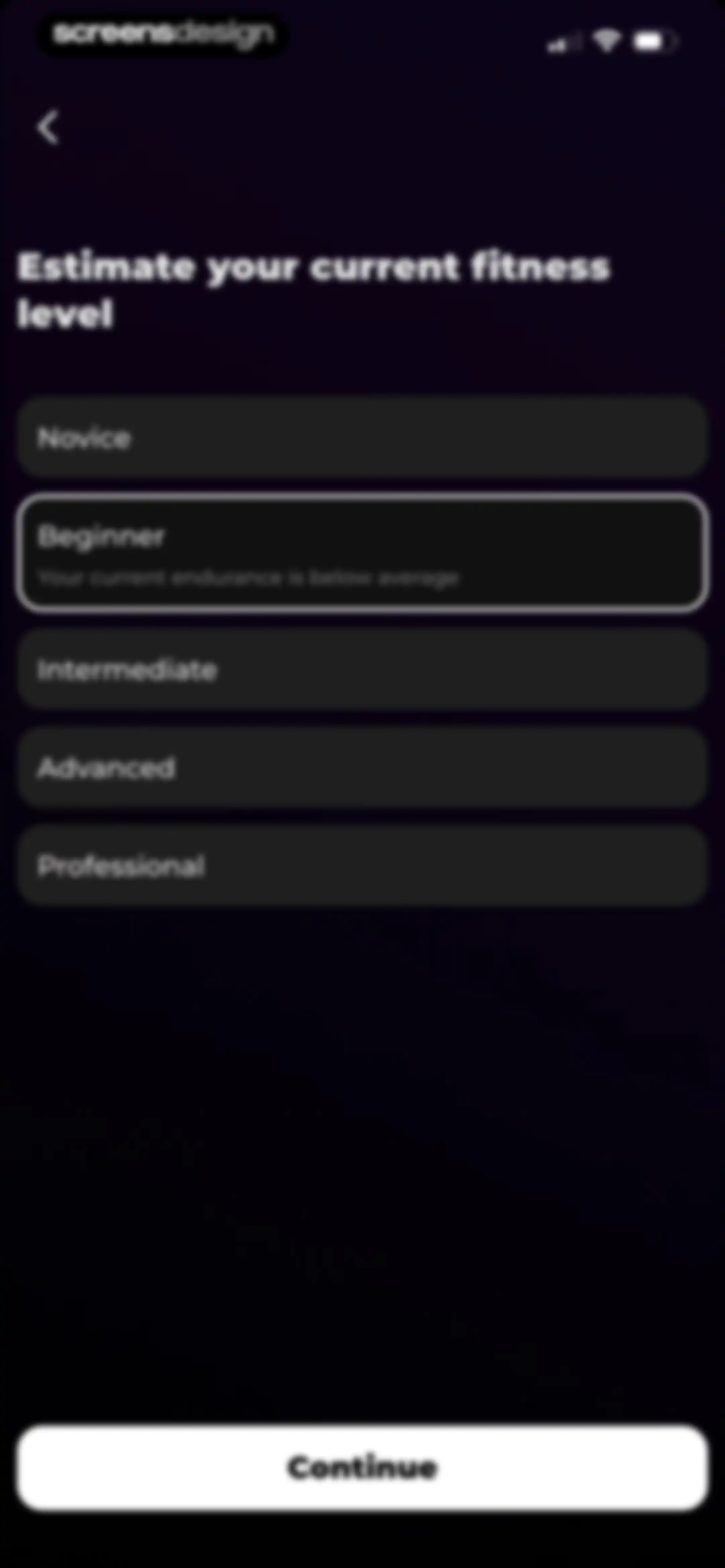 MCI - Personal Training AI screen 37