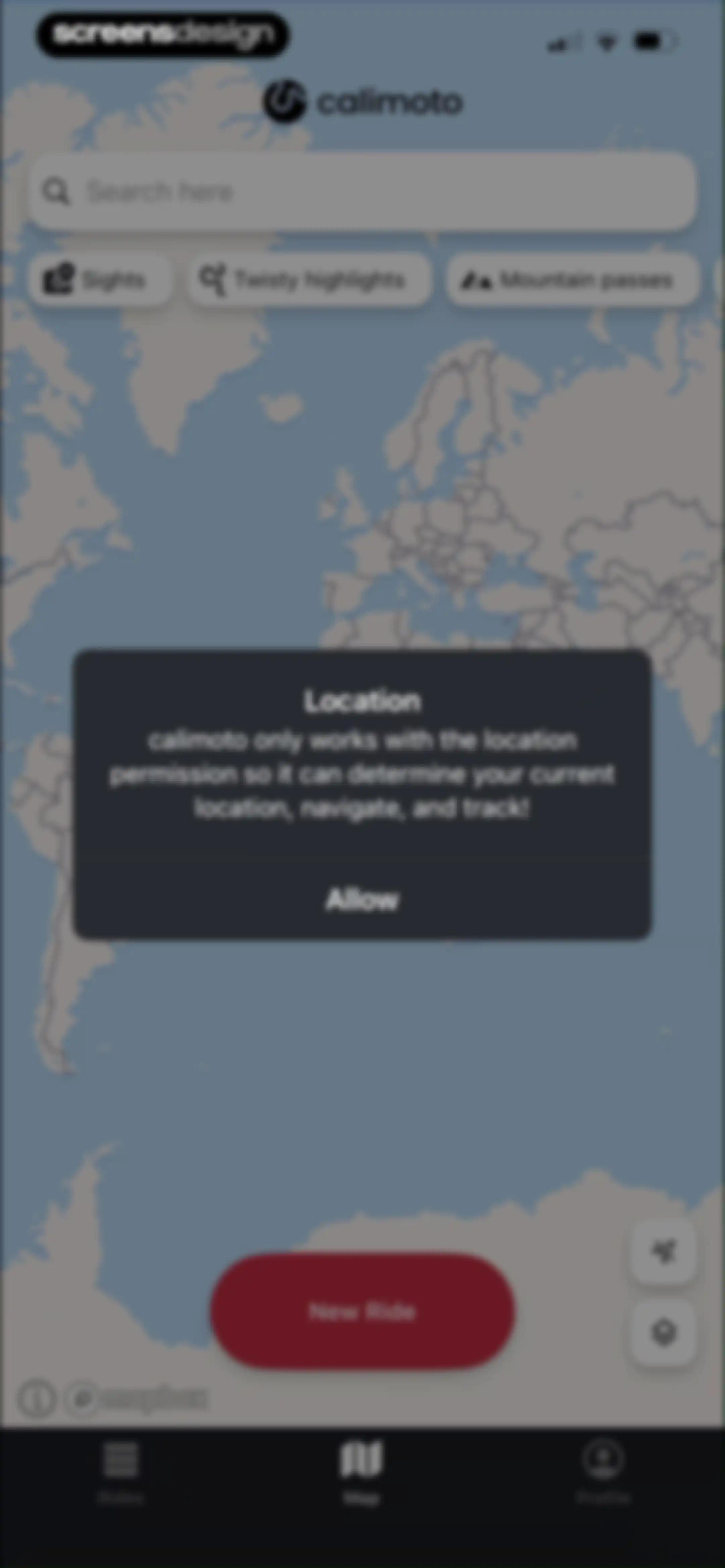 calimoto Motorcycle Navigation screen 10