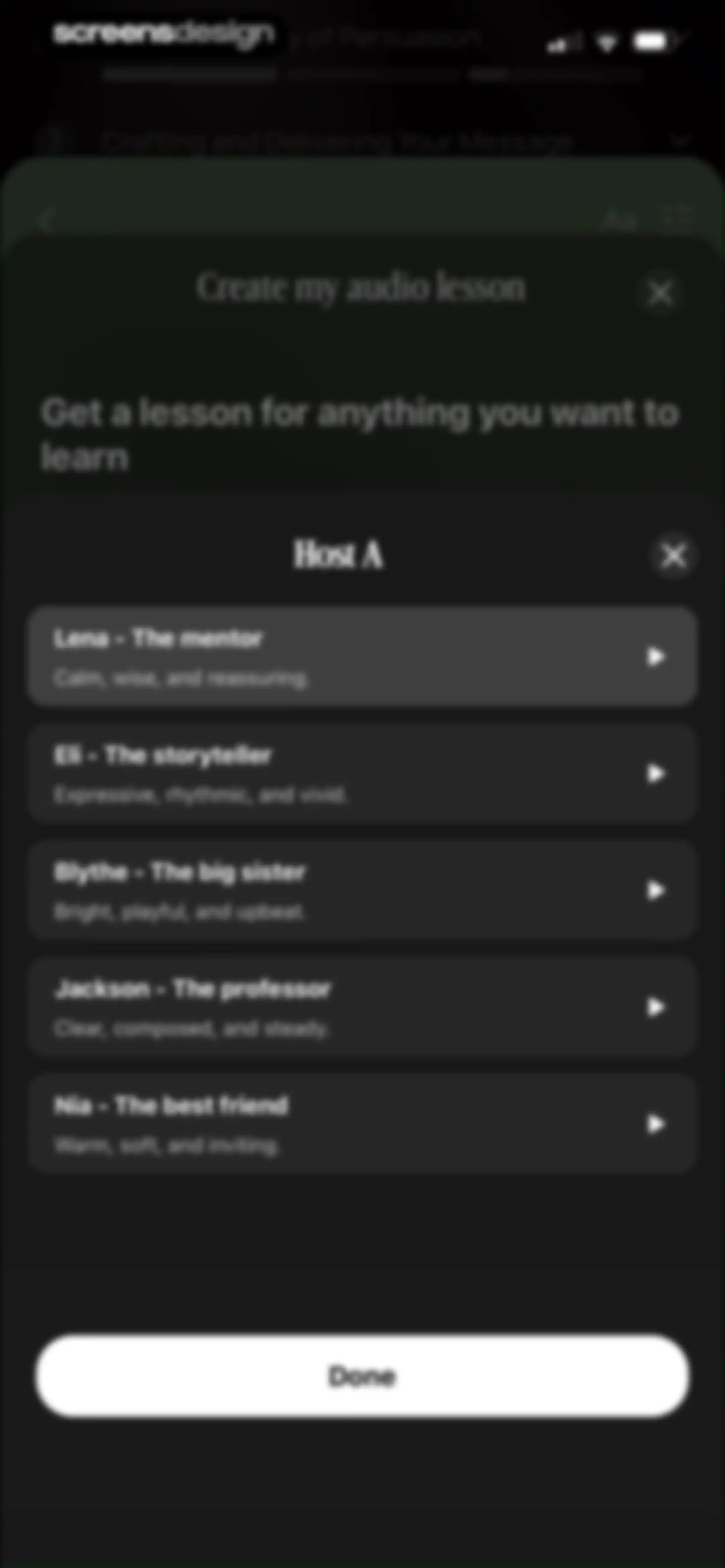 BeFreed: Personalized Learning screen 84
