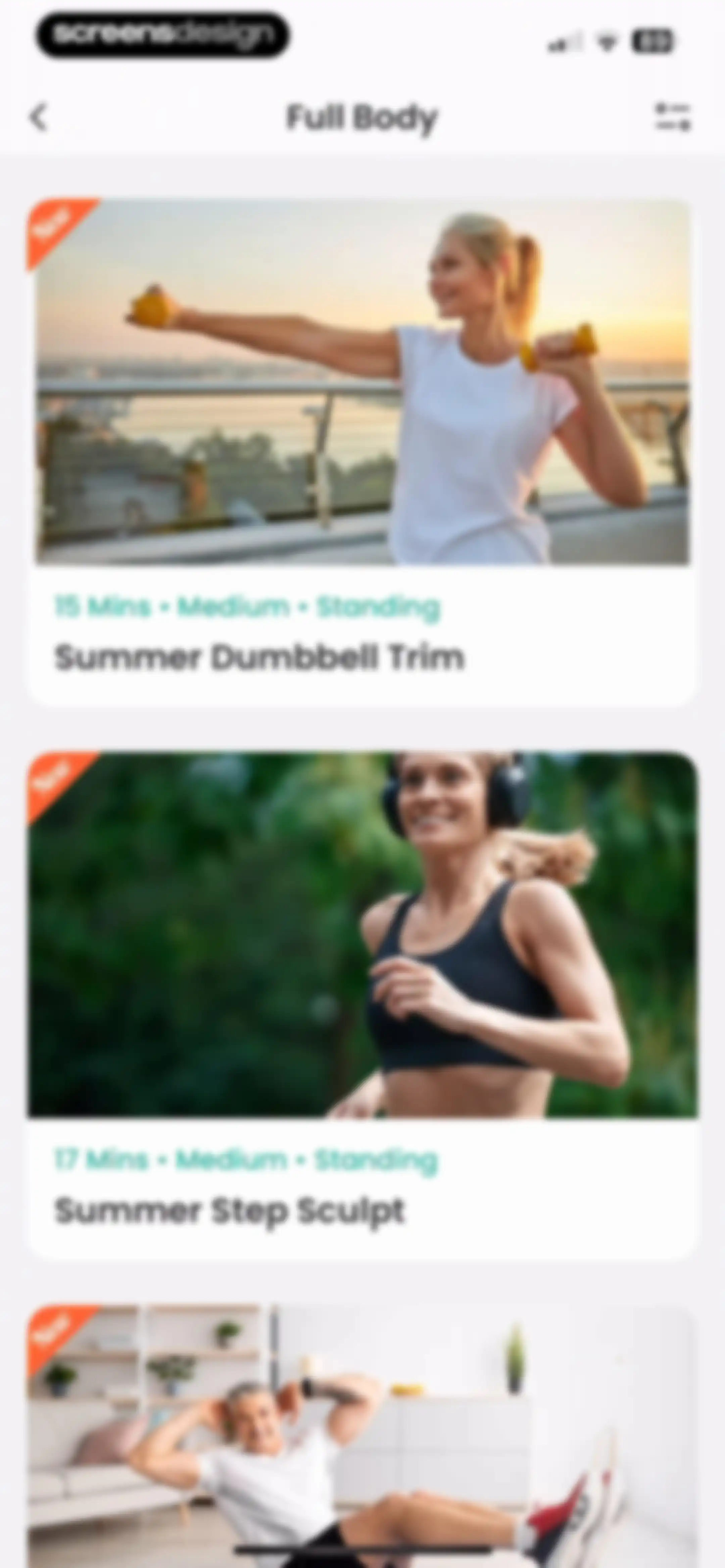 Workout for Seniors: SeniorFit screen 116