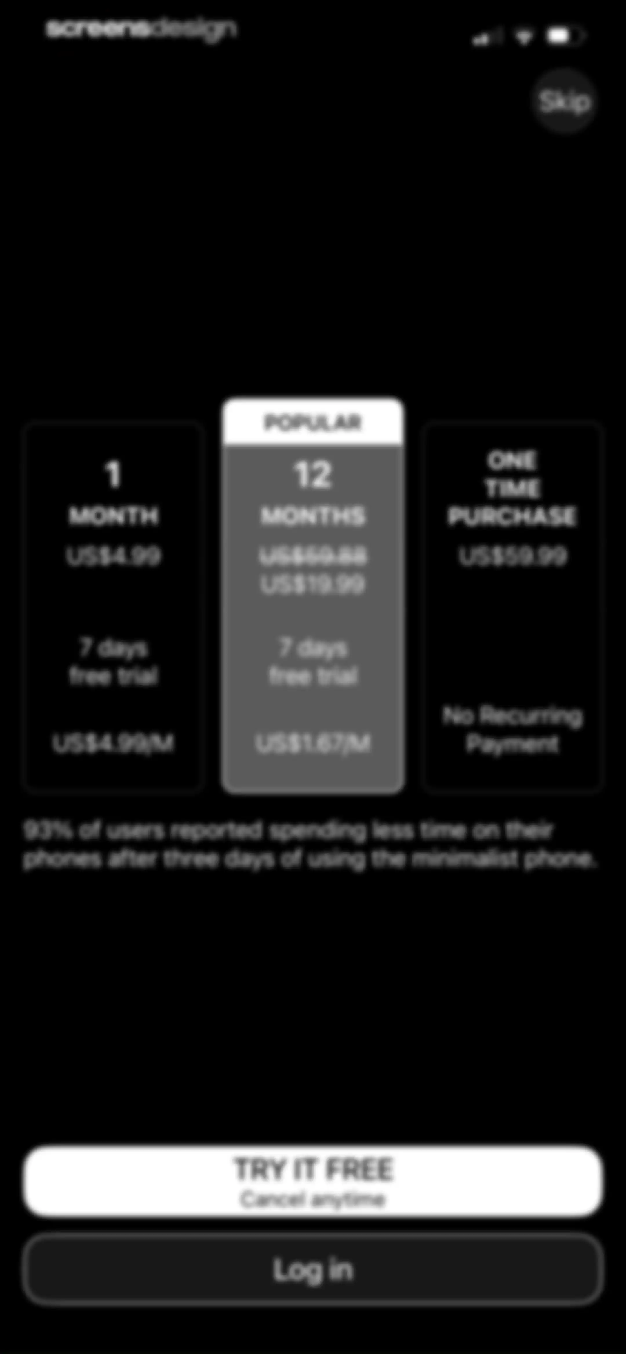 minimalist phone ® Block Apps screen 21