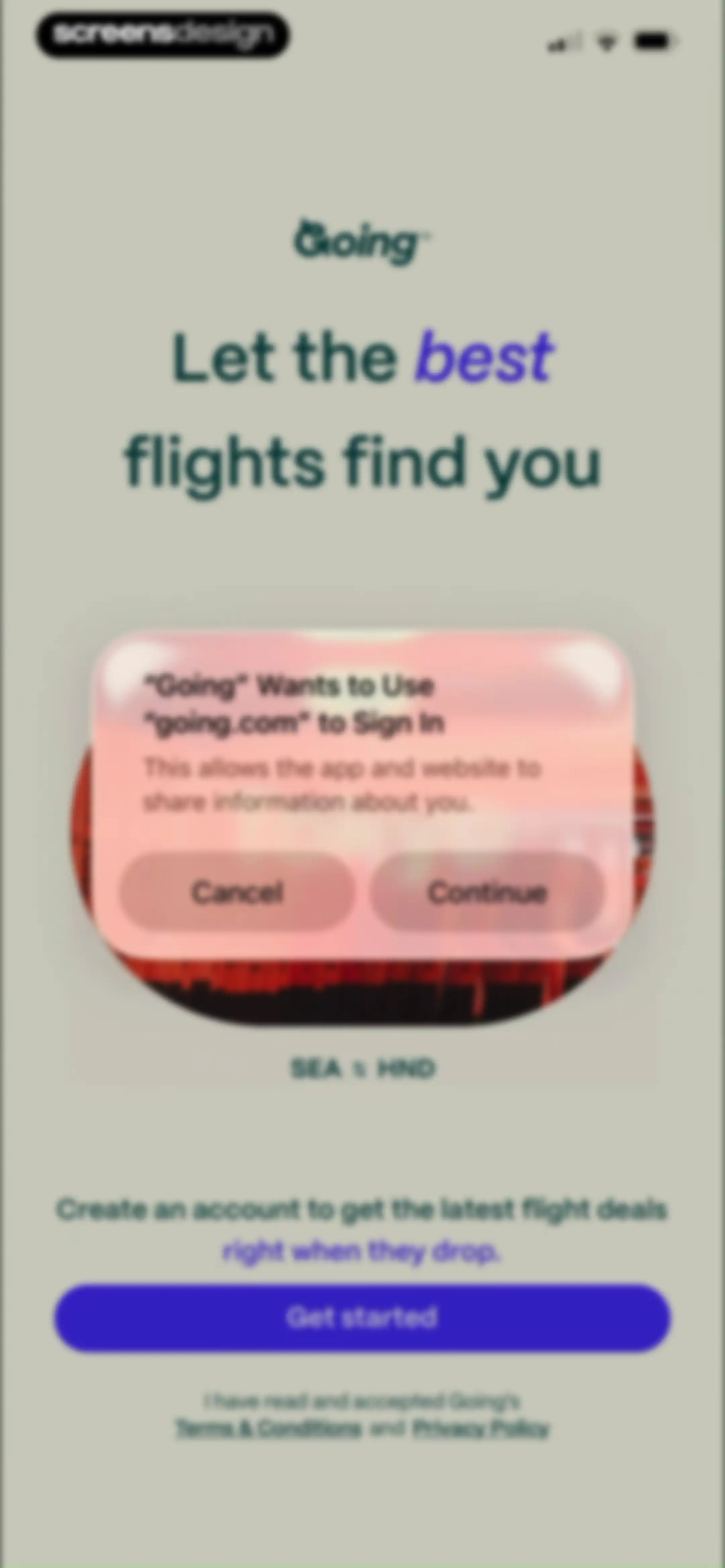 Going: Find Flight Deals screen 4
