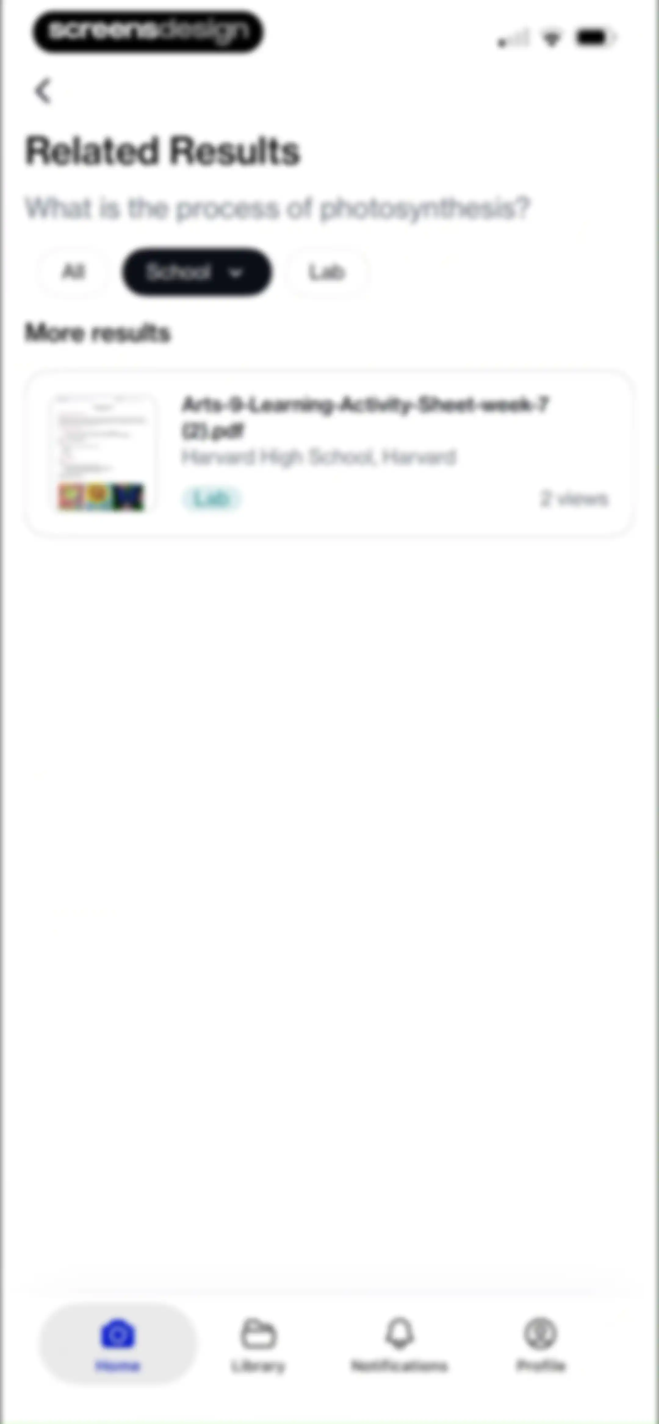 Course Hero: AI Homework Help screen 37
