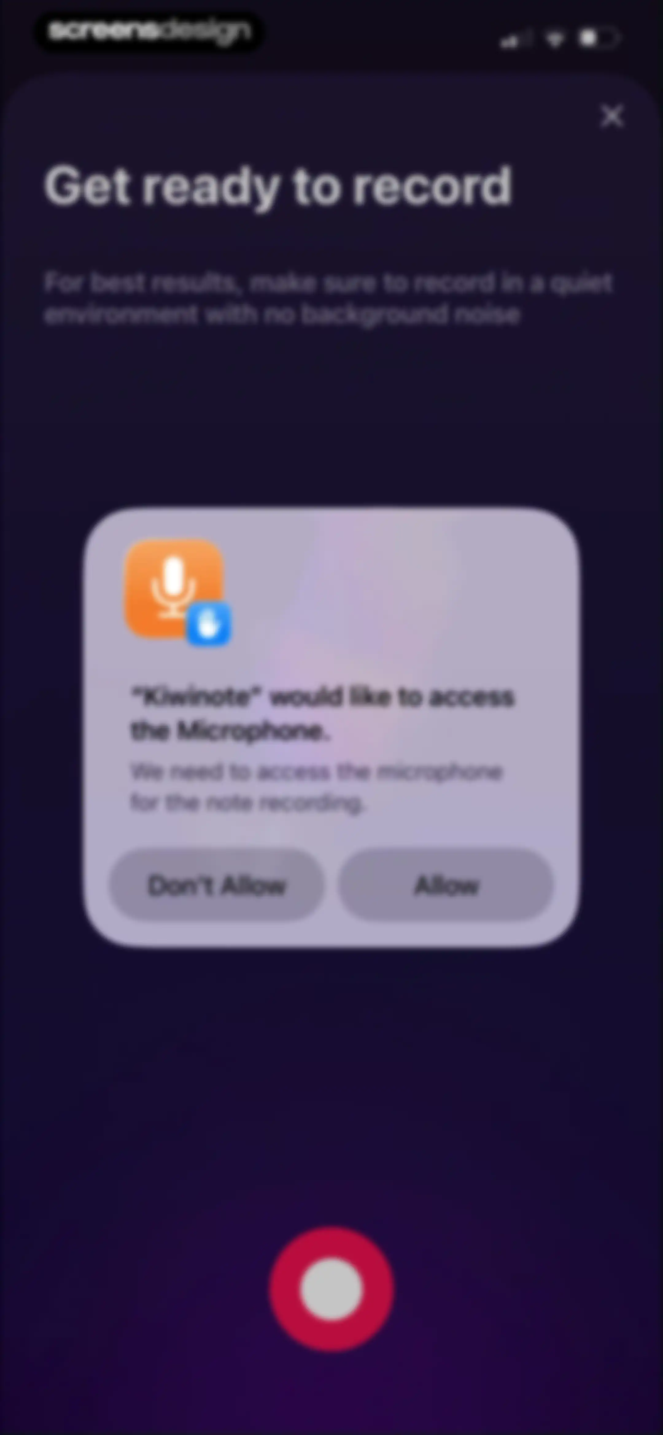 Kiwi AI - Notetaker screen 46