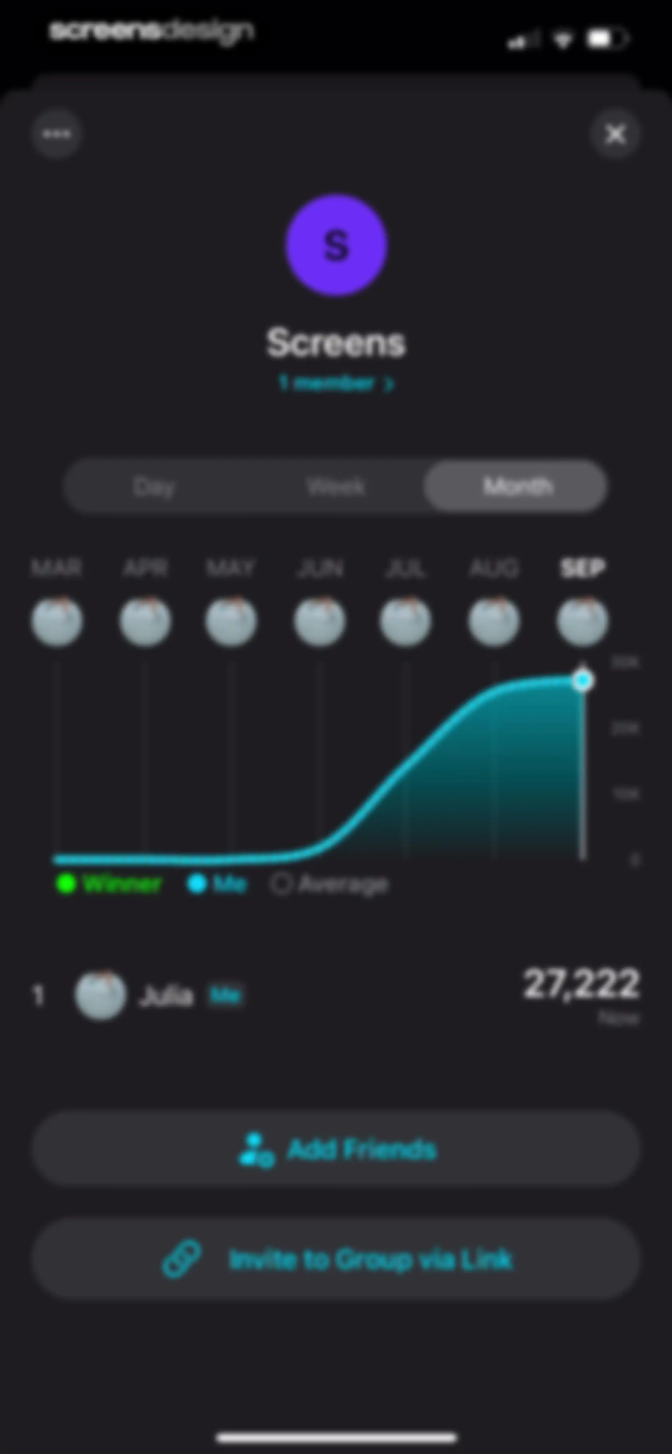 StepsApp Pedometer screen 95