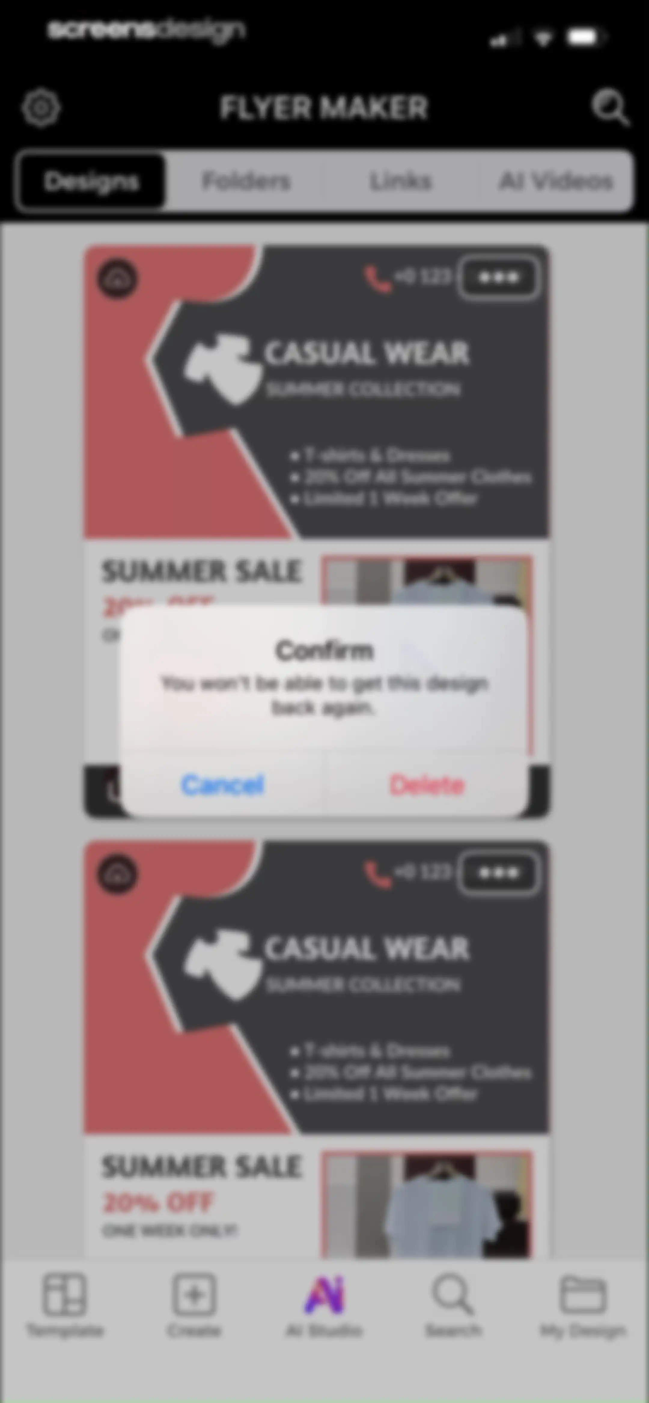 Flyer Maker + Poster Maker screen 146