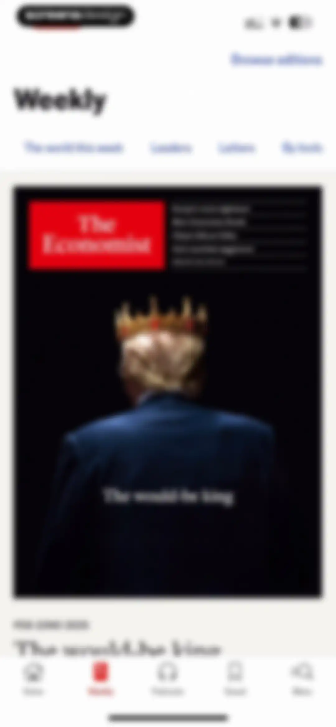 The Economist: News & Analysis screen 32