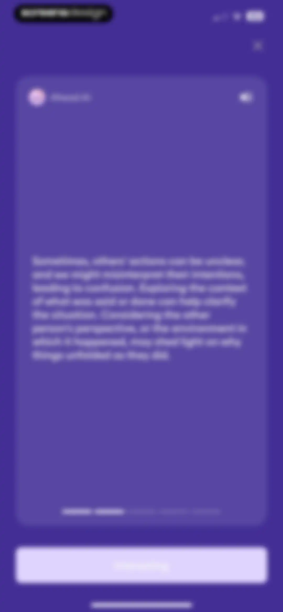 Ahead: Emotional Companion screen 130