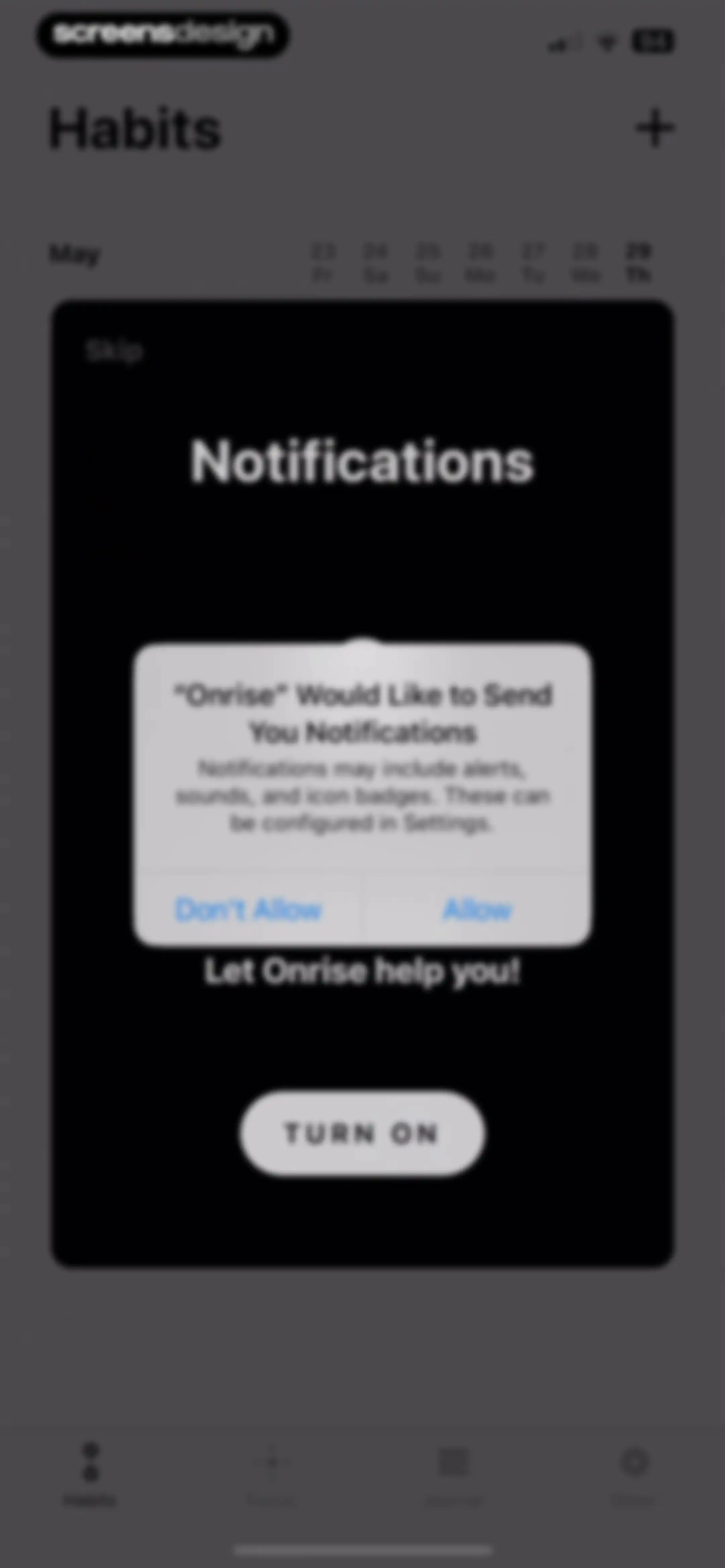 Onrise: Habit Tracker & Focus screen 15