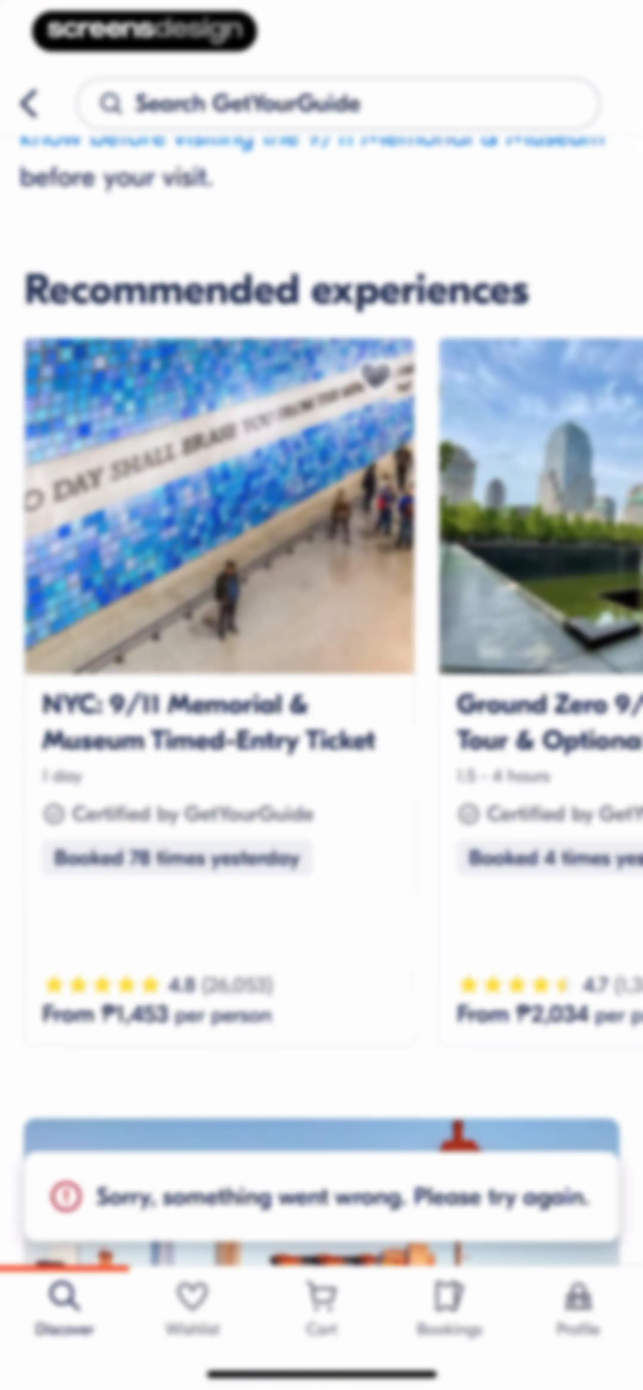 GetYourGuide: Plan & Book screen 22