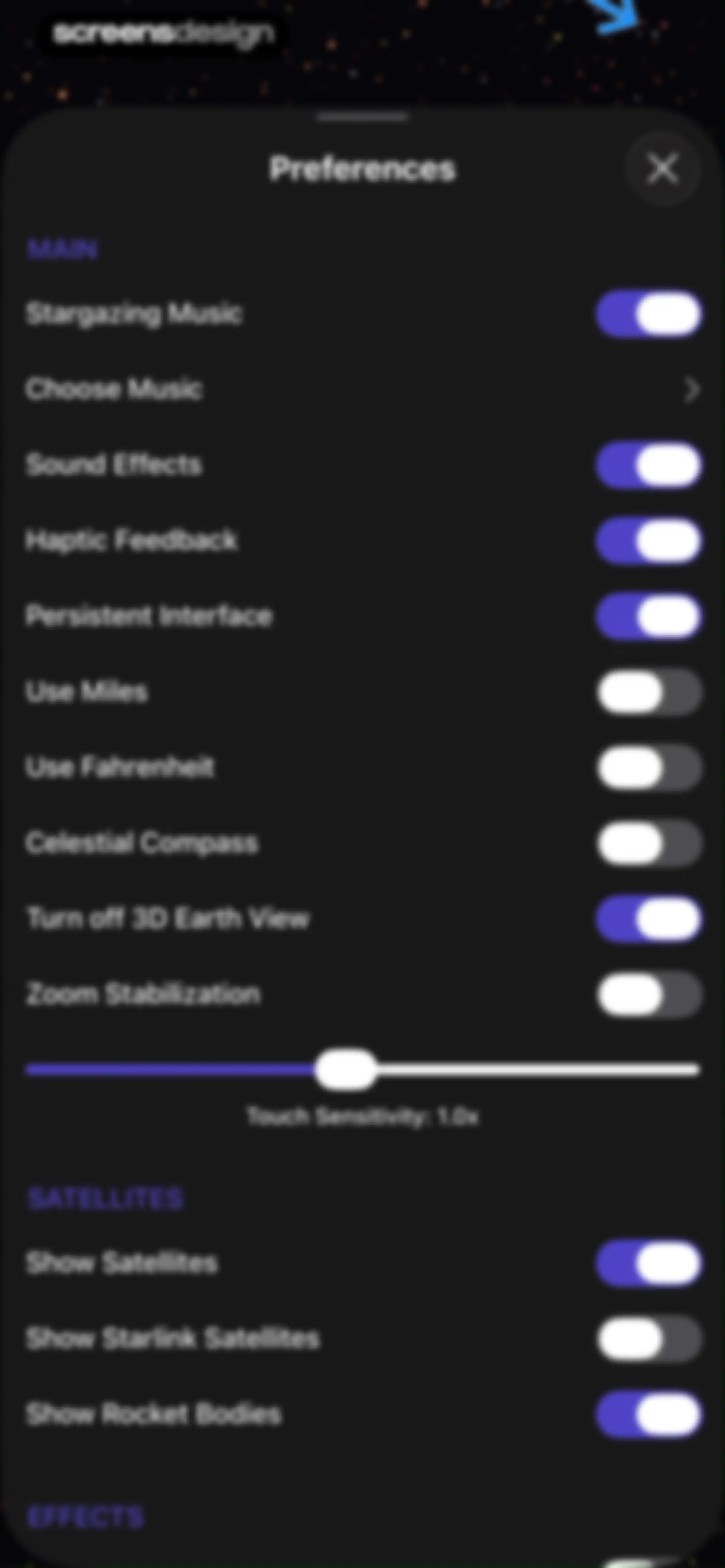 Night Sky screen 121