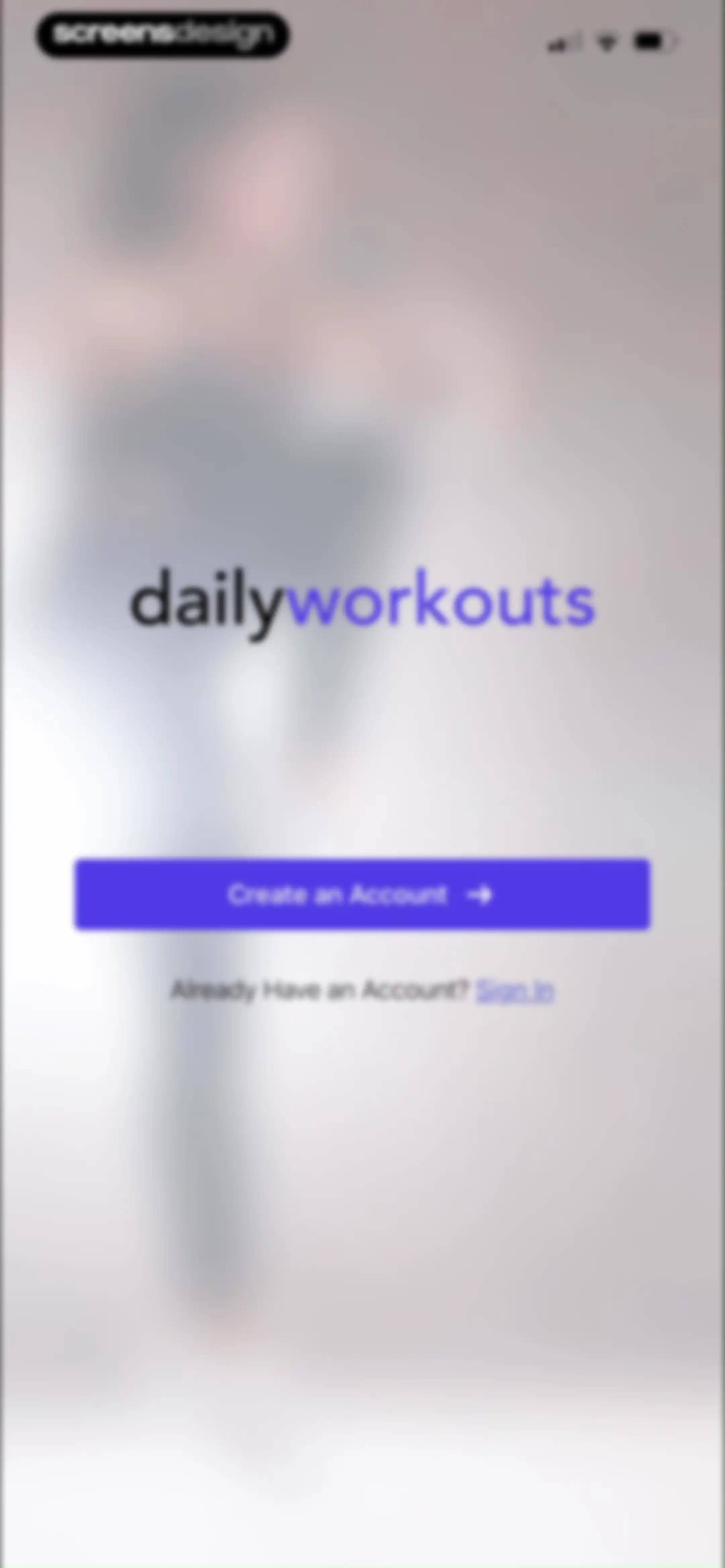 Daily Workouts - Home Fitness screen 2